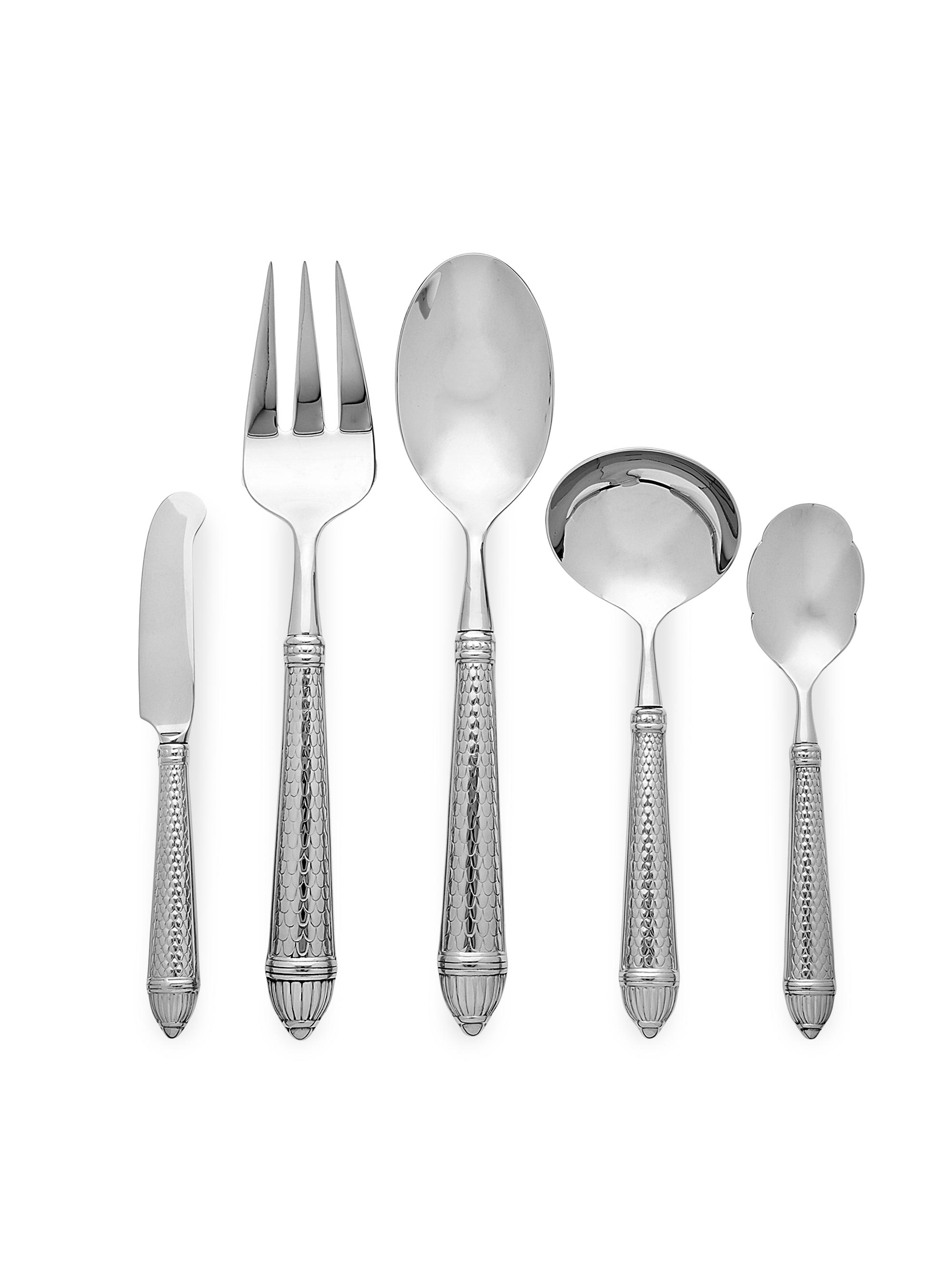 Ricci Argentieri Raffaello 5-Piece Stainless Steel Hostess Set