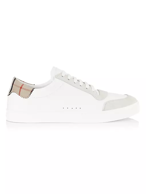 Burberry - Robin Leather Low-Top Sneakers