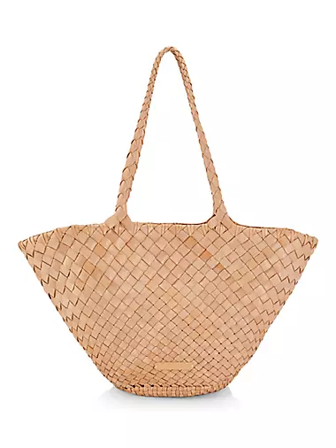 Luxury Designer Beach Bag High Quality Straw Bags Travel Palm