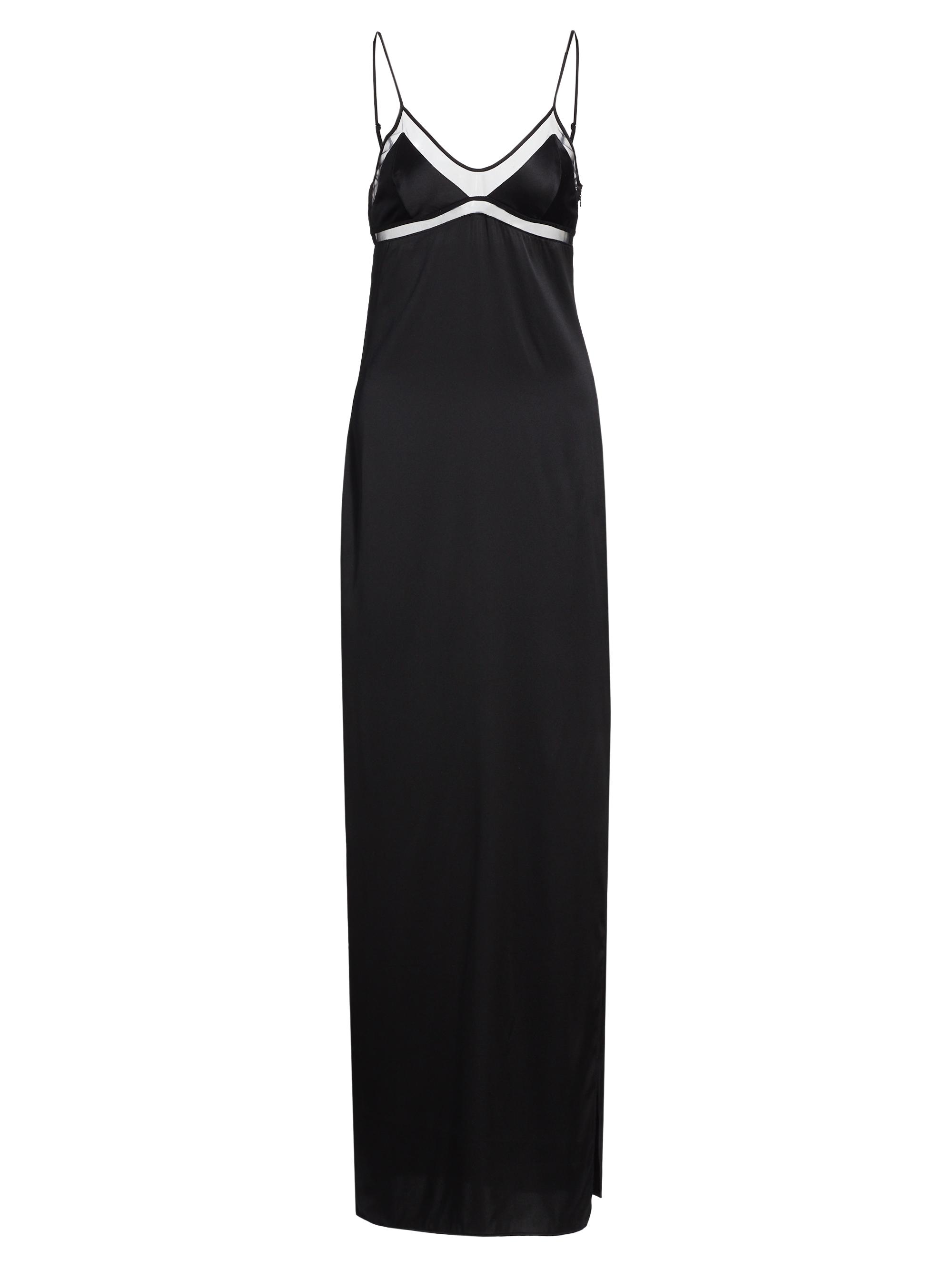 Kiki de Montparnasse Women's Peep Show Silk Maxi Dress - Black