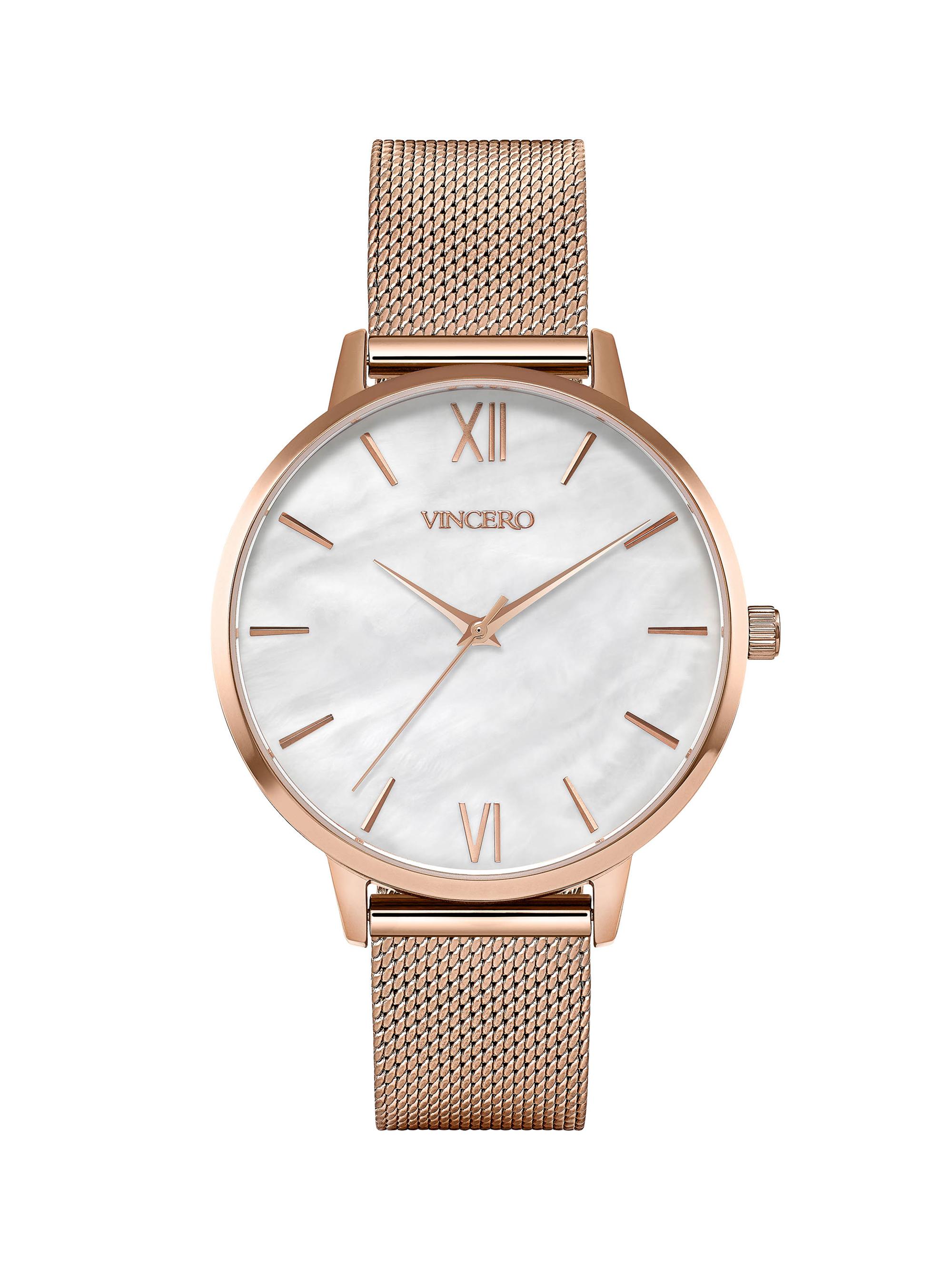 Vincero Women's The Eros Mesh - Rose White Pearl