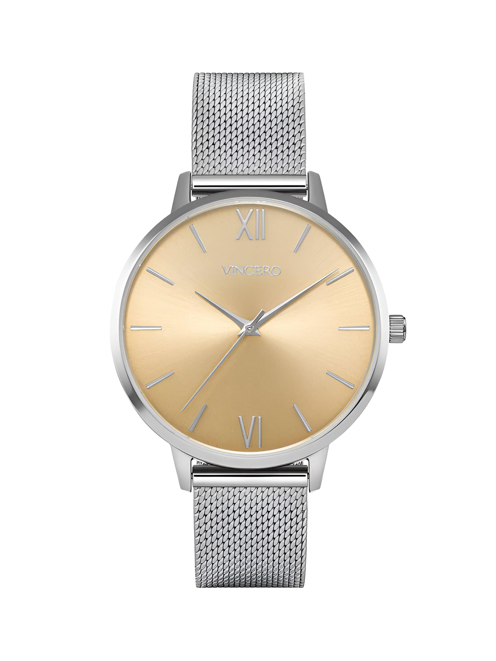 Vincero Women's The Eros Mesh - Silver Champagne