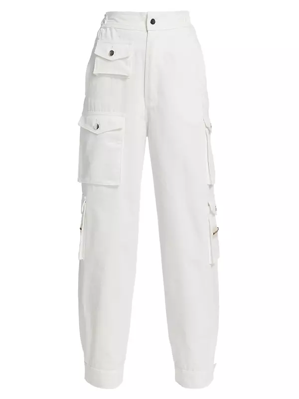 Monogram Patch Stretch Nylon Pants - Women - Ready-to-Wear