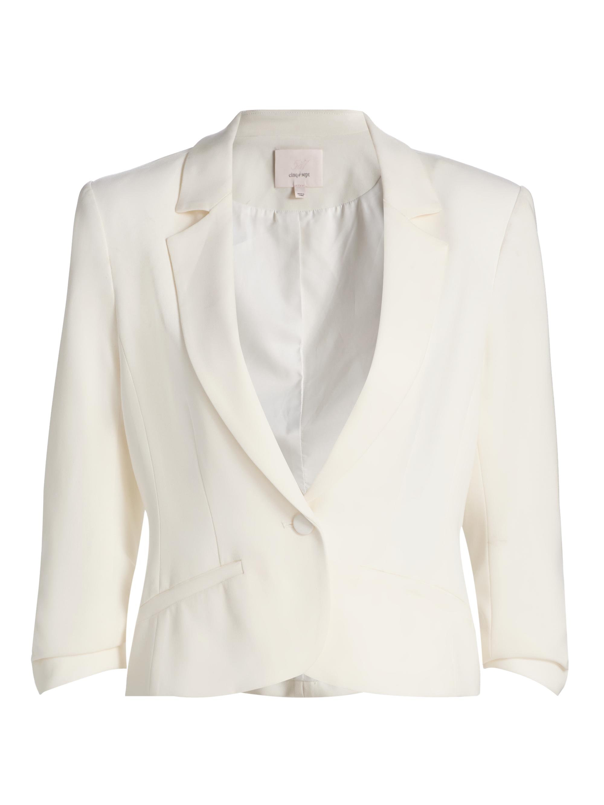 L'AGENCE Kenzie Cotton-Blend Double-Breasted Blazer | Saks Fifth