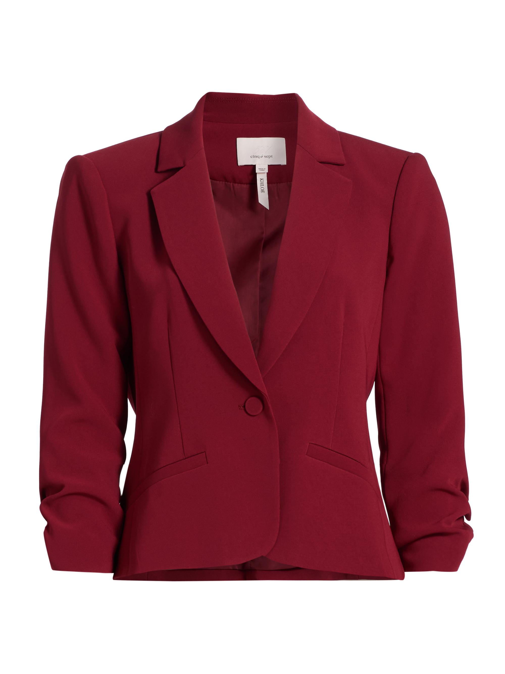 CINQ A SEPT Women's Le Petit Khloe Blazer - Wineberry