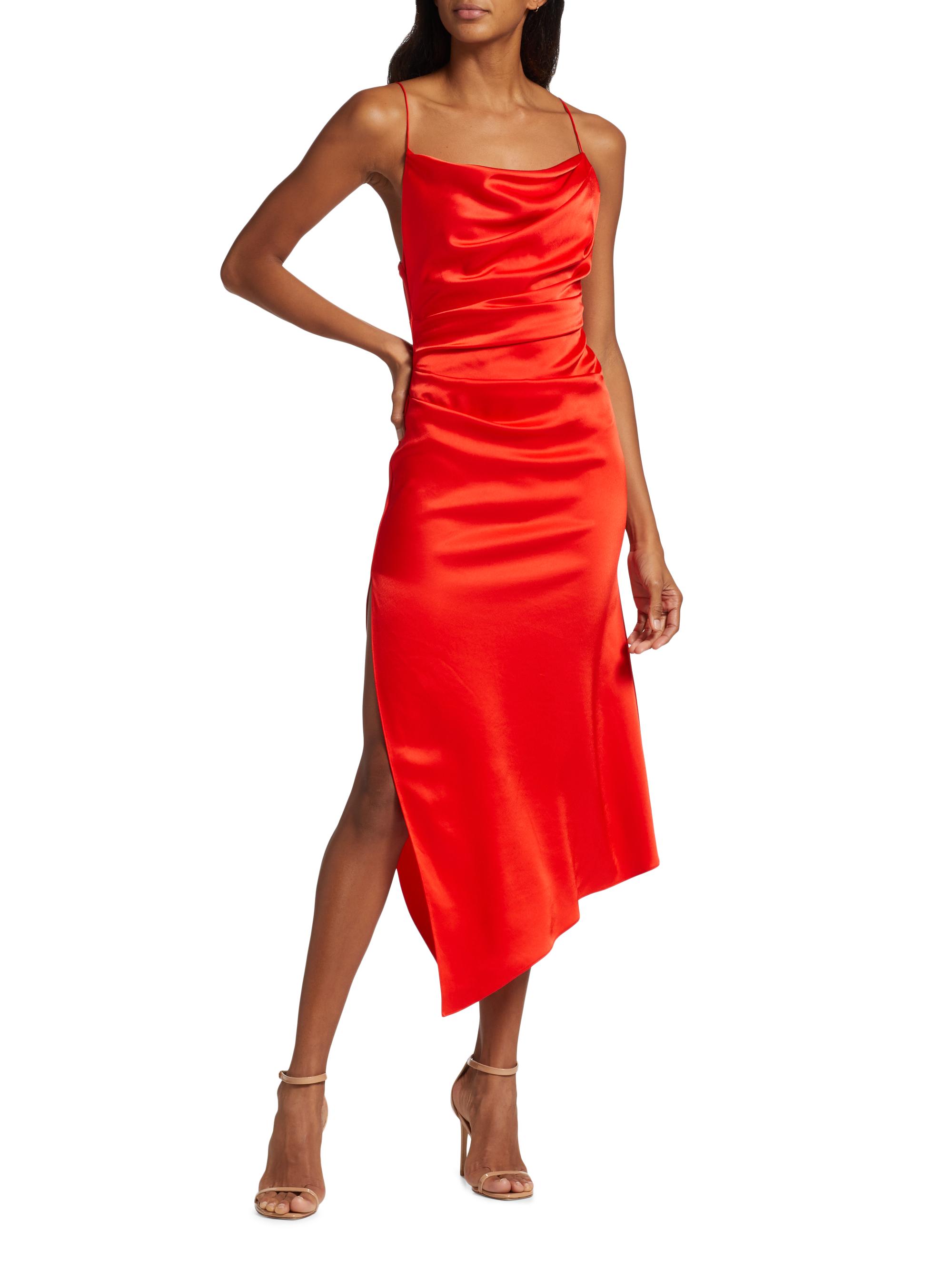 mac duggal asymmetrical gathered dress Mac Duggal 27075 Short Wedding Guest Dress– PromGirl