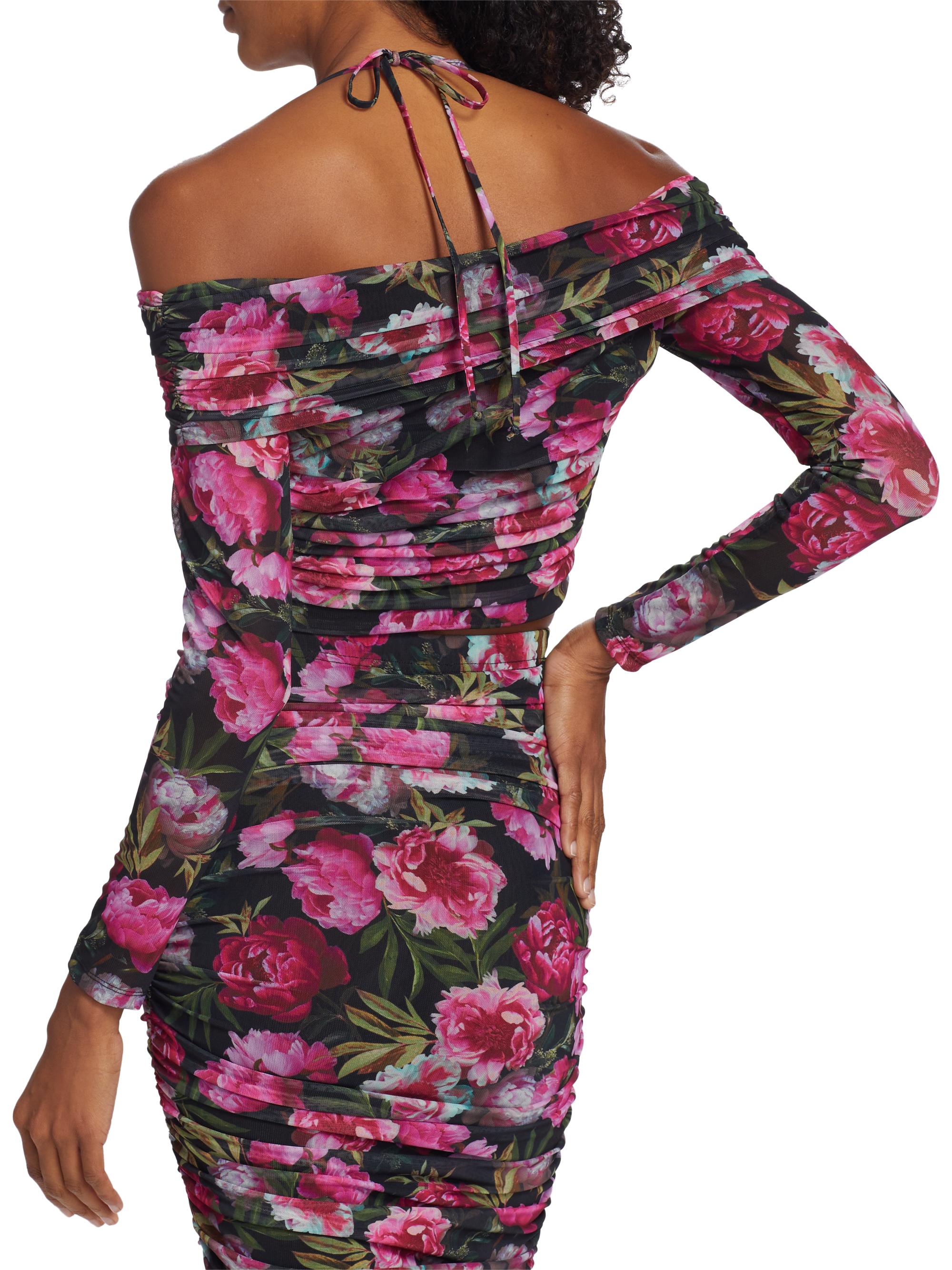 knee length dresses for ladies Rosalia Pink Floral Embroidered Shift Dress – Frock and Frill