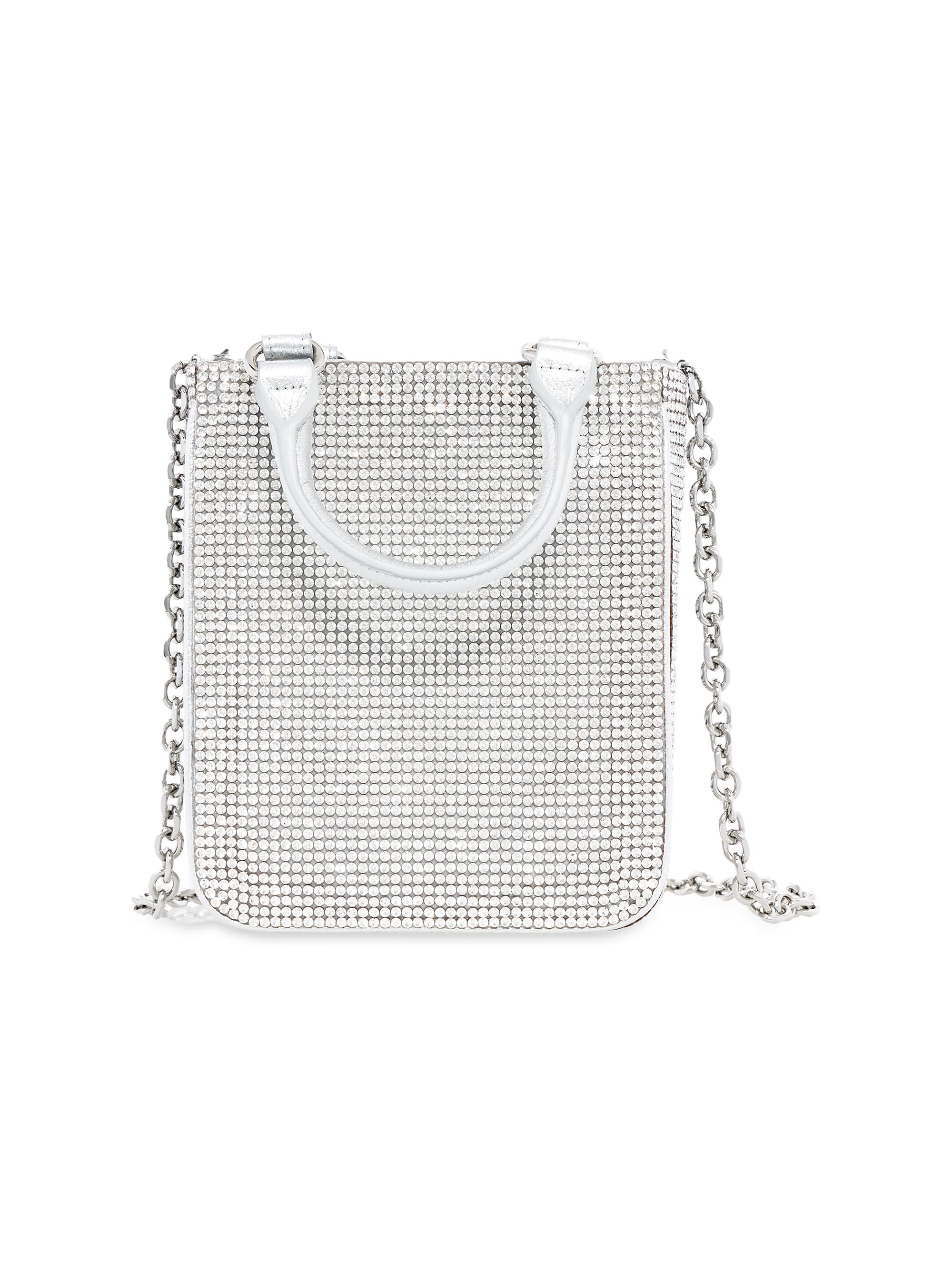 Judith Leiber Couture Women's Mini Crystal Chainmail Tote Bag - Rhinestone
