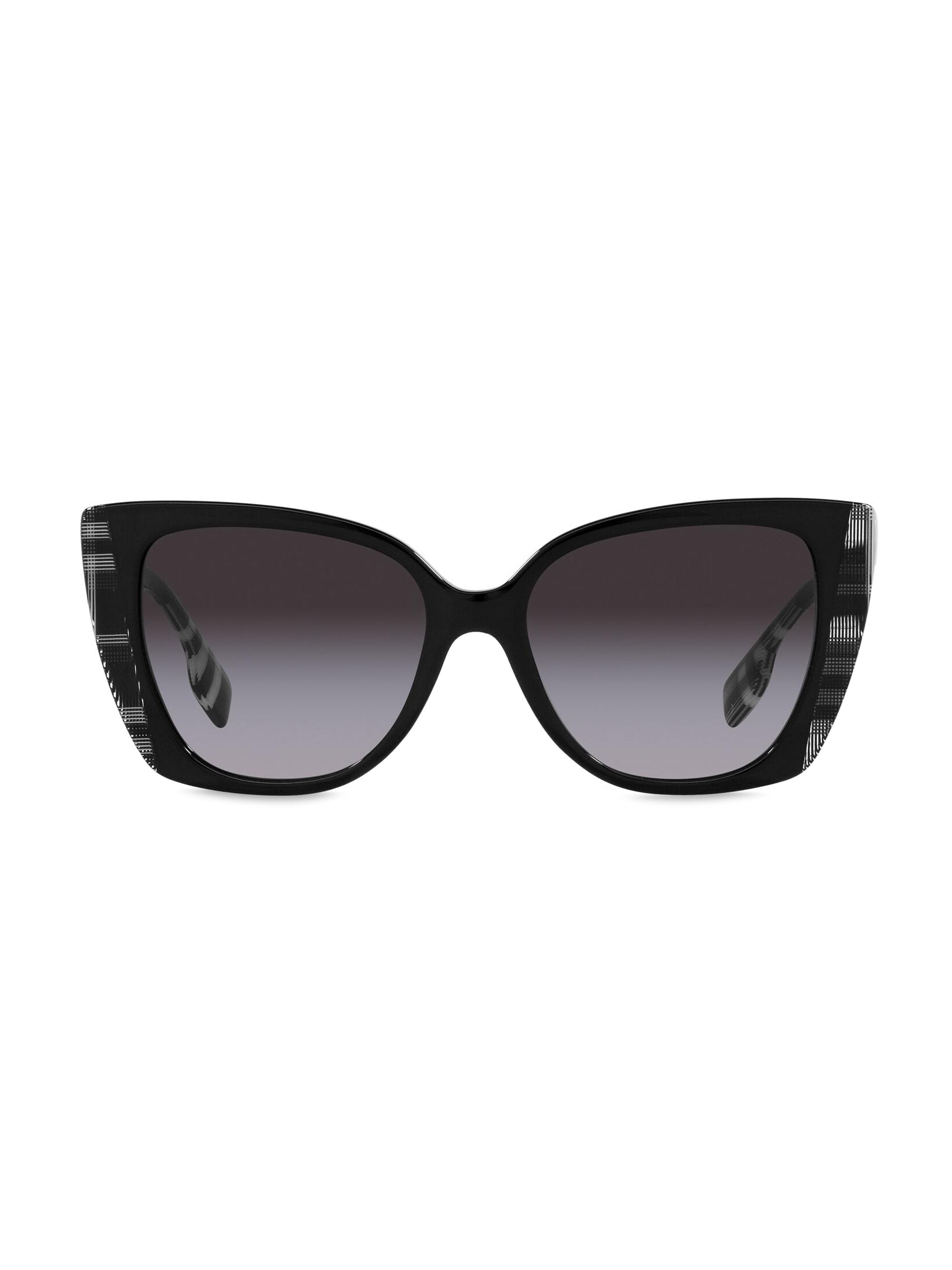 Burberry Women's Meryl 54MM Cat-Eye Sunglasses - Brown