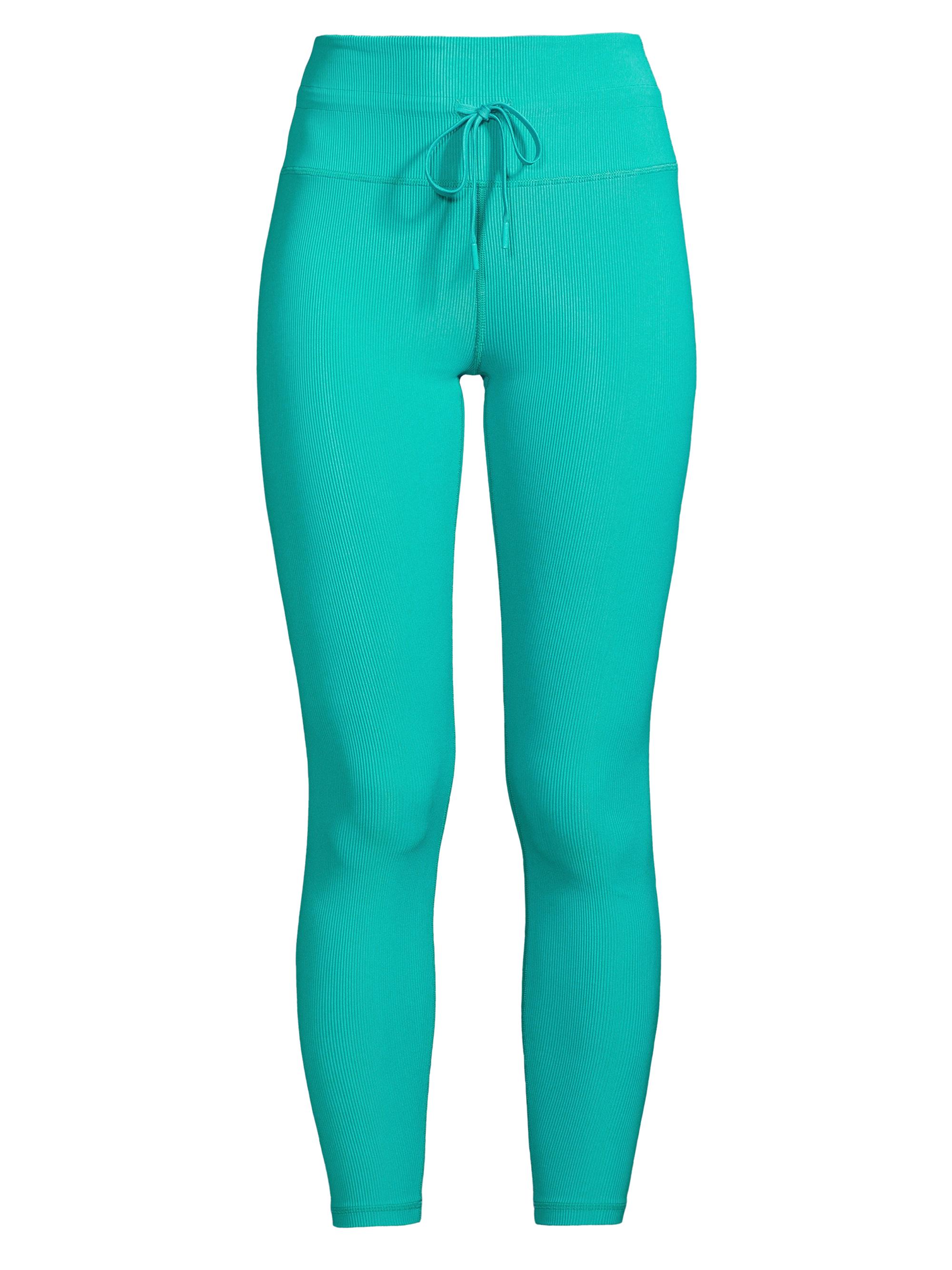 Greyson Women's Cleo Rib-Knit Drawstring Leggings - Teal