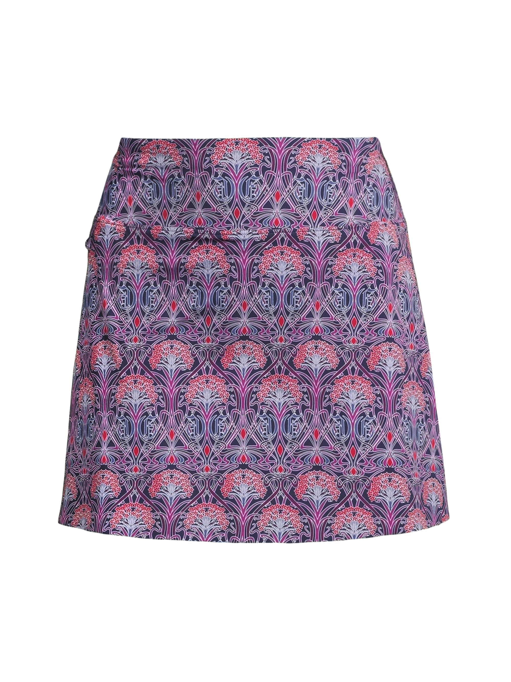 Greyson Women's Phoenix Nouveau Floral Skort - Purple Multi