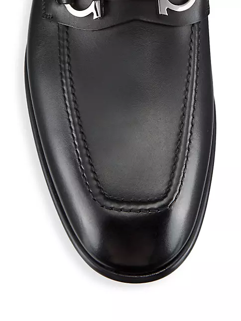 Salvatore Ferragamo Shoe Size 9 Black Suede Square Toe Stitched