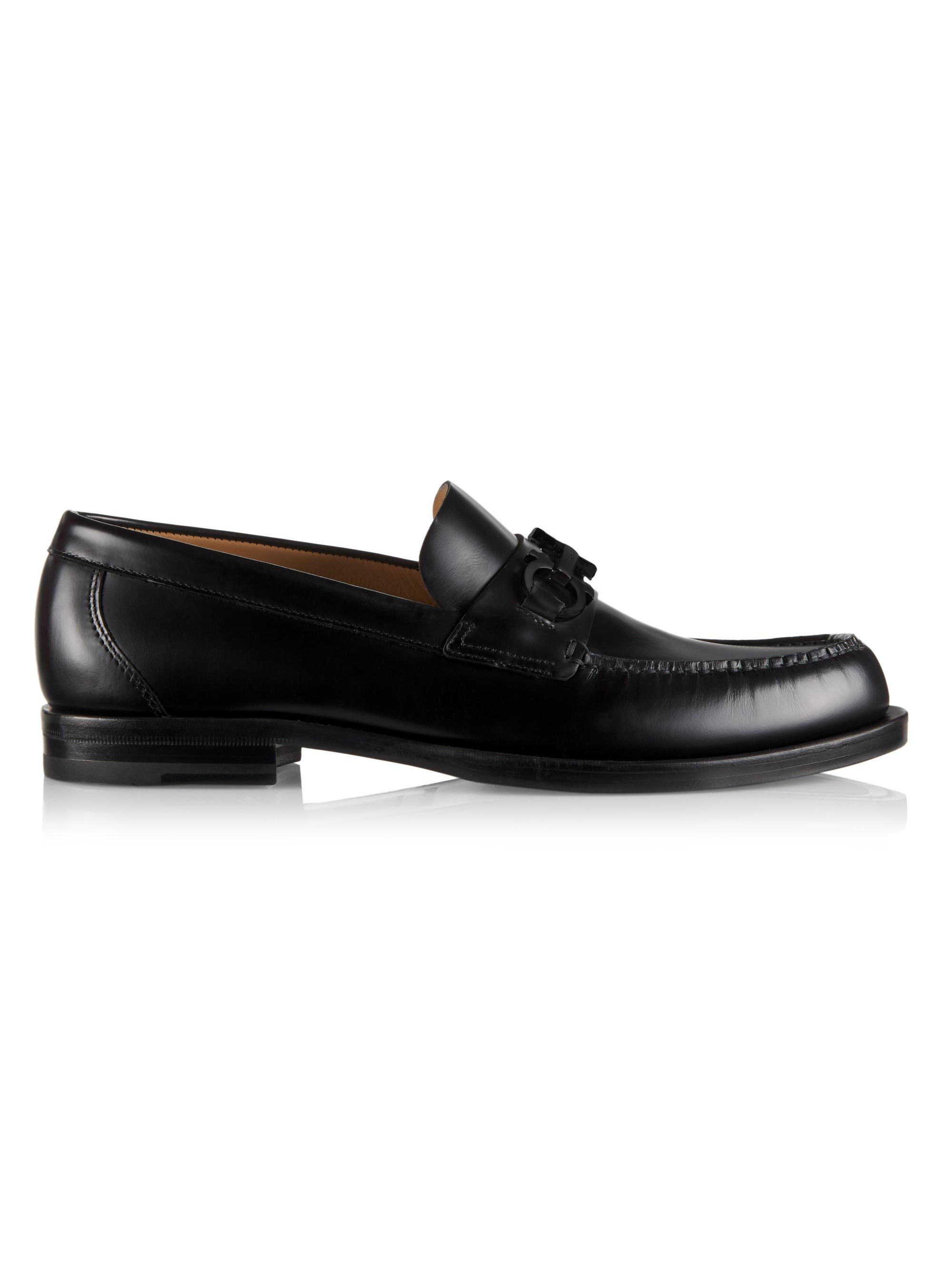 FERRAGAMO - Leather Loafers