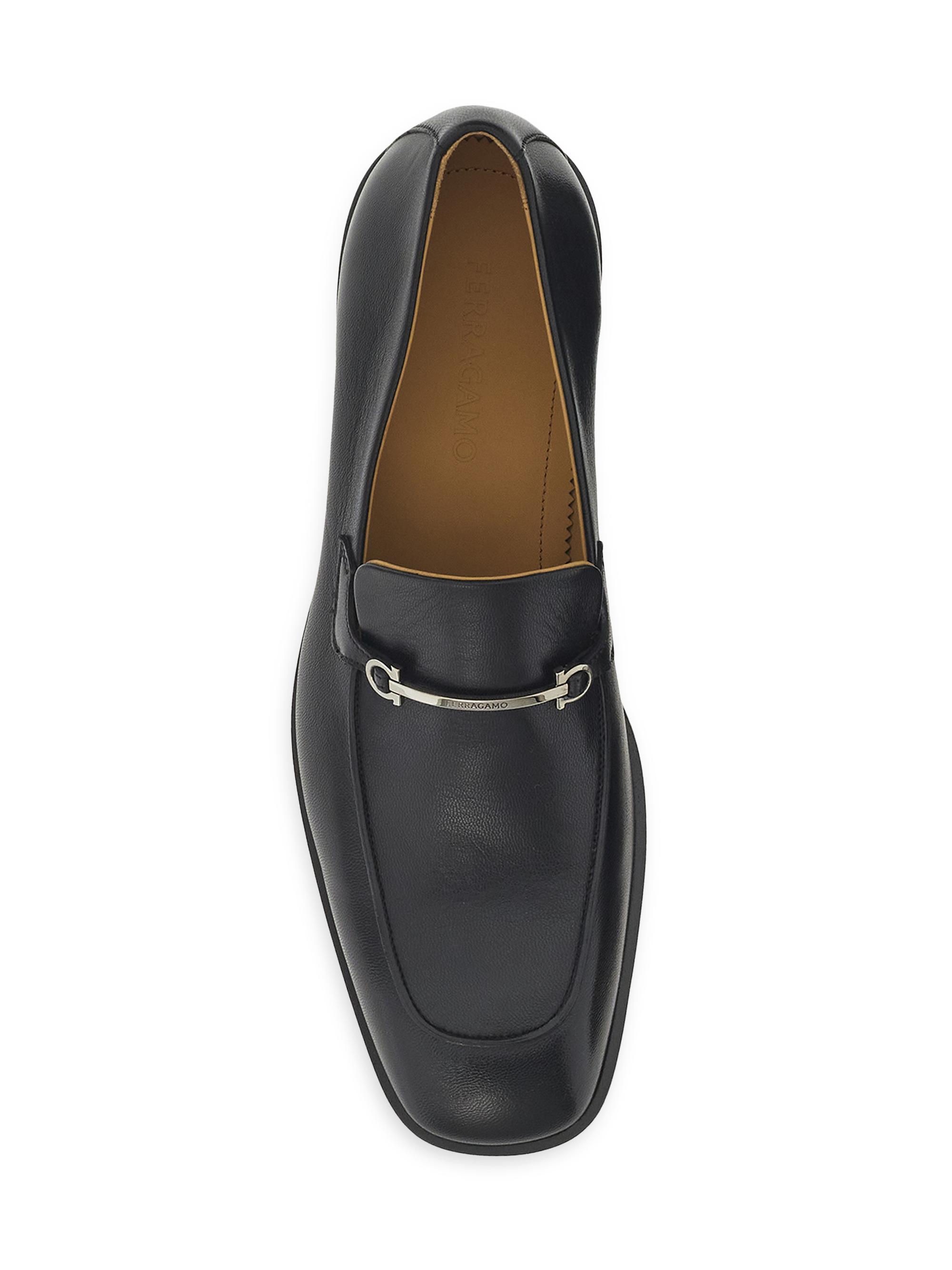 Salvatore Ferragamo Fedro Leather Loafers Black Gancini Bit 10.5 D Store Display Salvatore Ferragamo | Shoes | Salvatore Ferragamo Fedro  main image 3