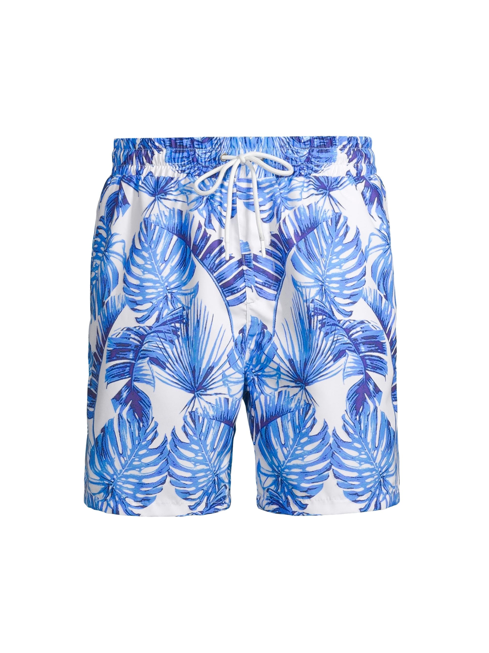 Sol Angeles Palma Paradise Cotton-Blend Swim Shorts | Saks Fifth