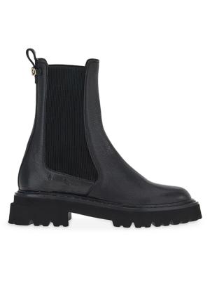 Versace embossed chunky chelsea boot - Black