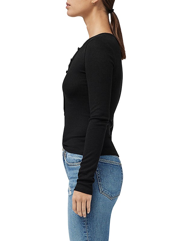 Shop rag & bone Rib-Knit Henley Shirt | Saks Fifth Avenue Shop rag & bone Rib-Knit Henley Shirt | Saks Fifth Avenue