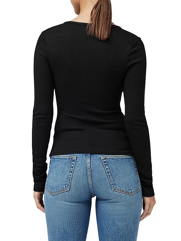 Shop rag & bone Rib-Knit Henley Shirt | Saks Fifth Avenue Shop rag & bone Rib-Knit Henley Shirt | Saks Fifth Avenue