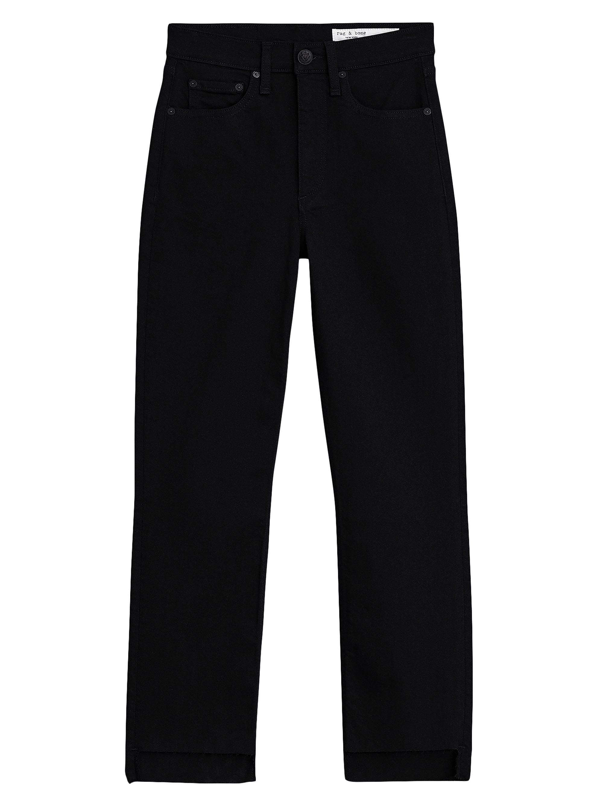 rag & bone Women's Icons Wren Slim High-Rise Jeans - Black