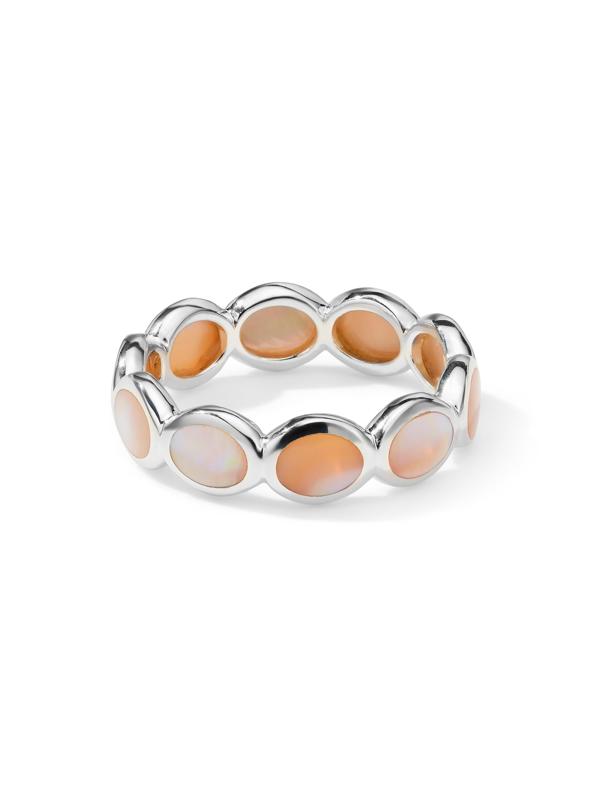 Ippolita Women's Polished Rock Candy Sterling Silver & Gemstone Ring - Pink Mother Of Pearl