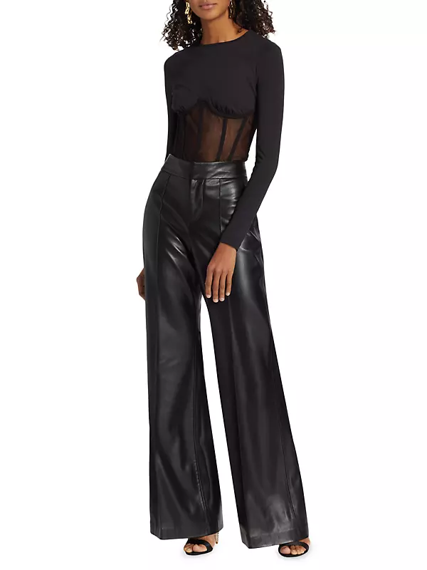 Cami NYC 35320 Woman's Briar Black Lace Corset Bodysuit Size XS 
