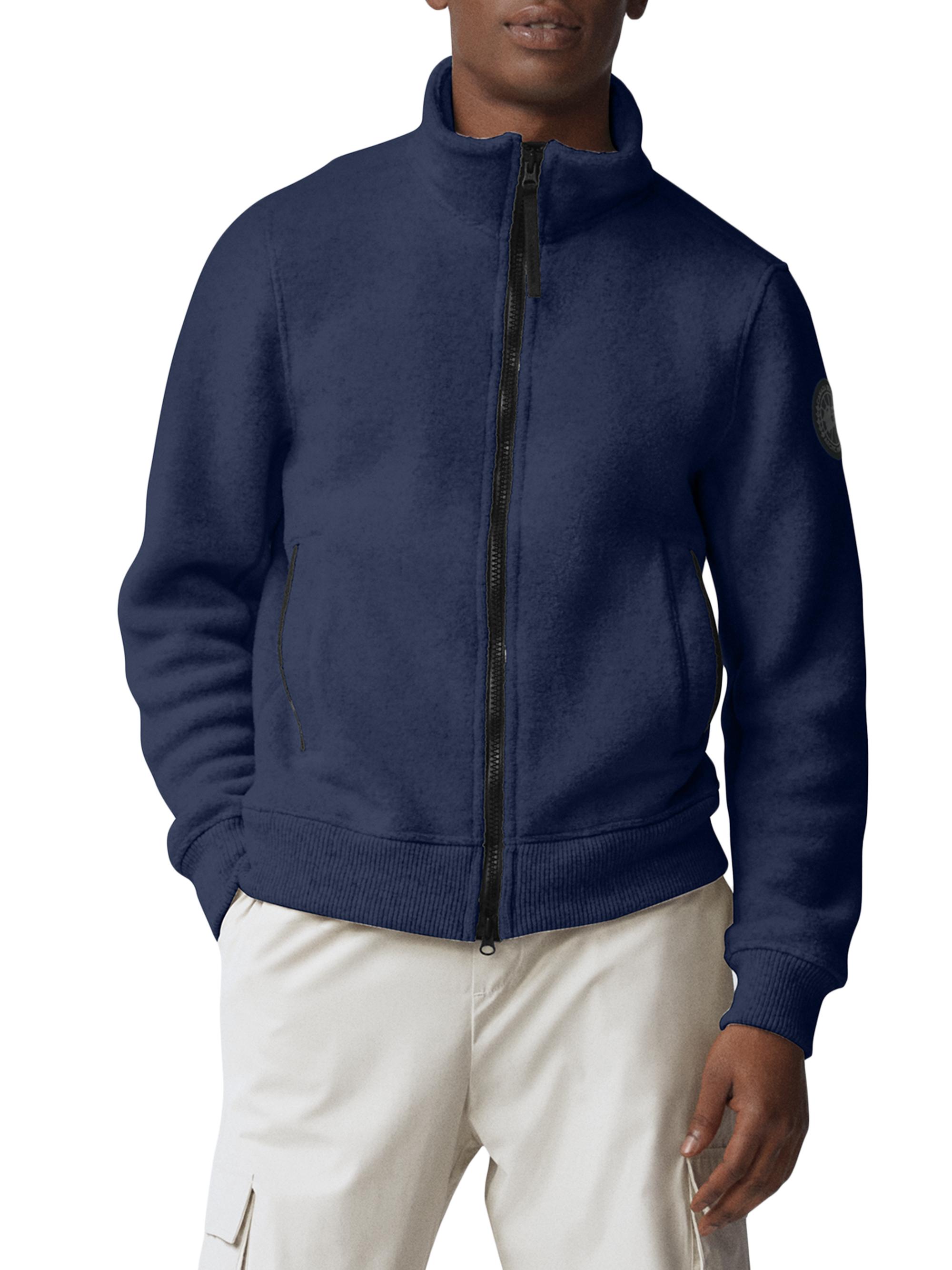 Canada Goose Men's Lawson Wool Fleece Jacket - Atlantic Navy