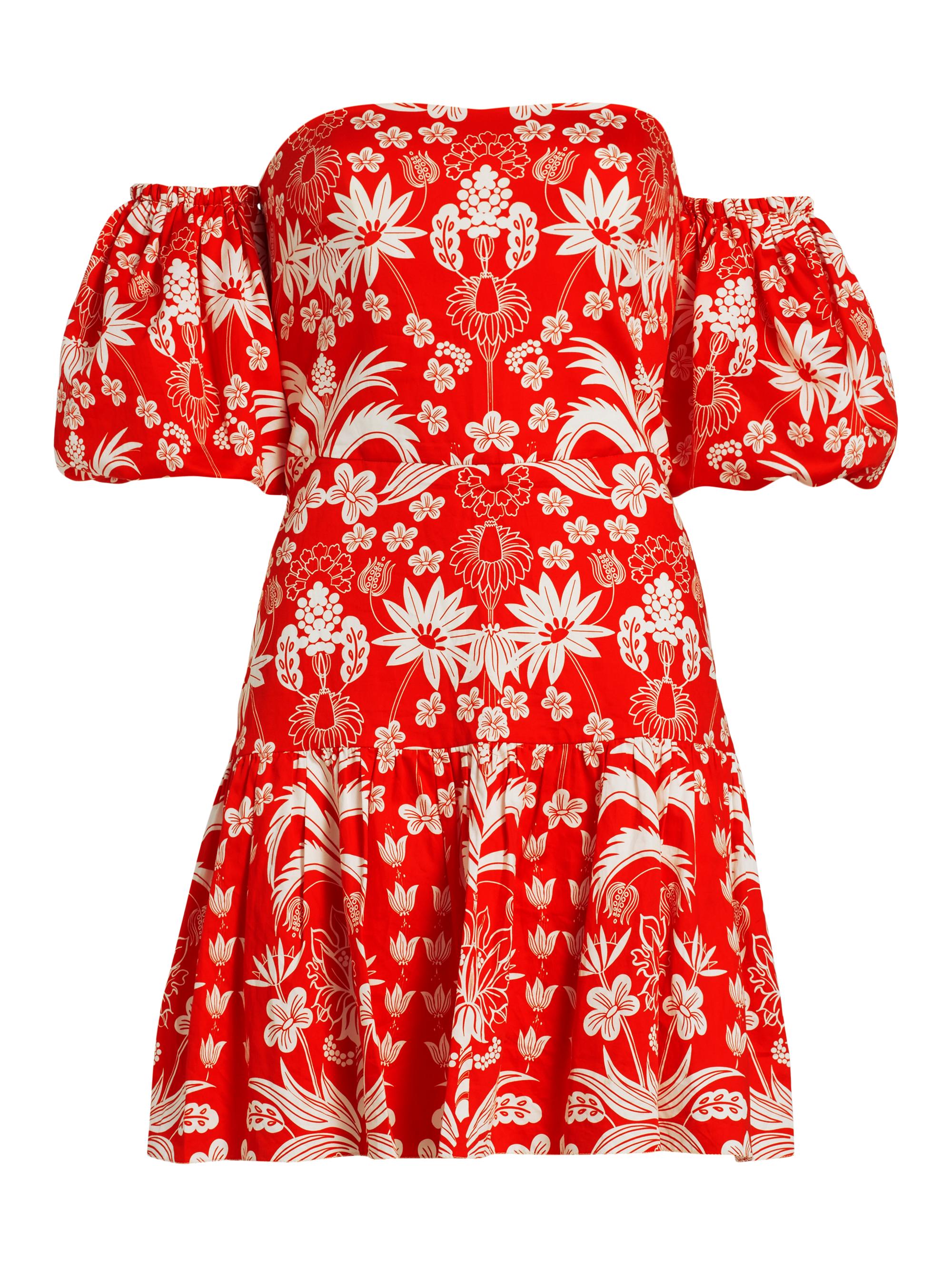 Borgo de Nor Women's Ziggy Off-The-Shoulder Minidress - Red