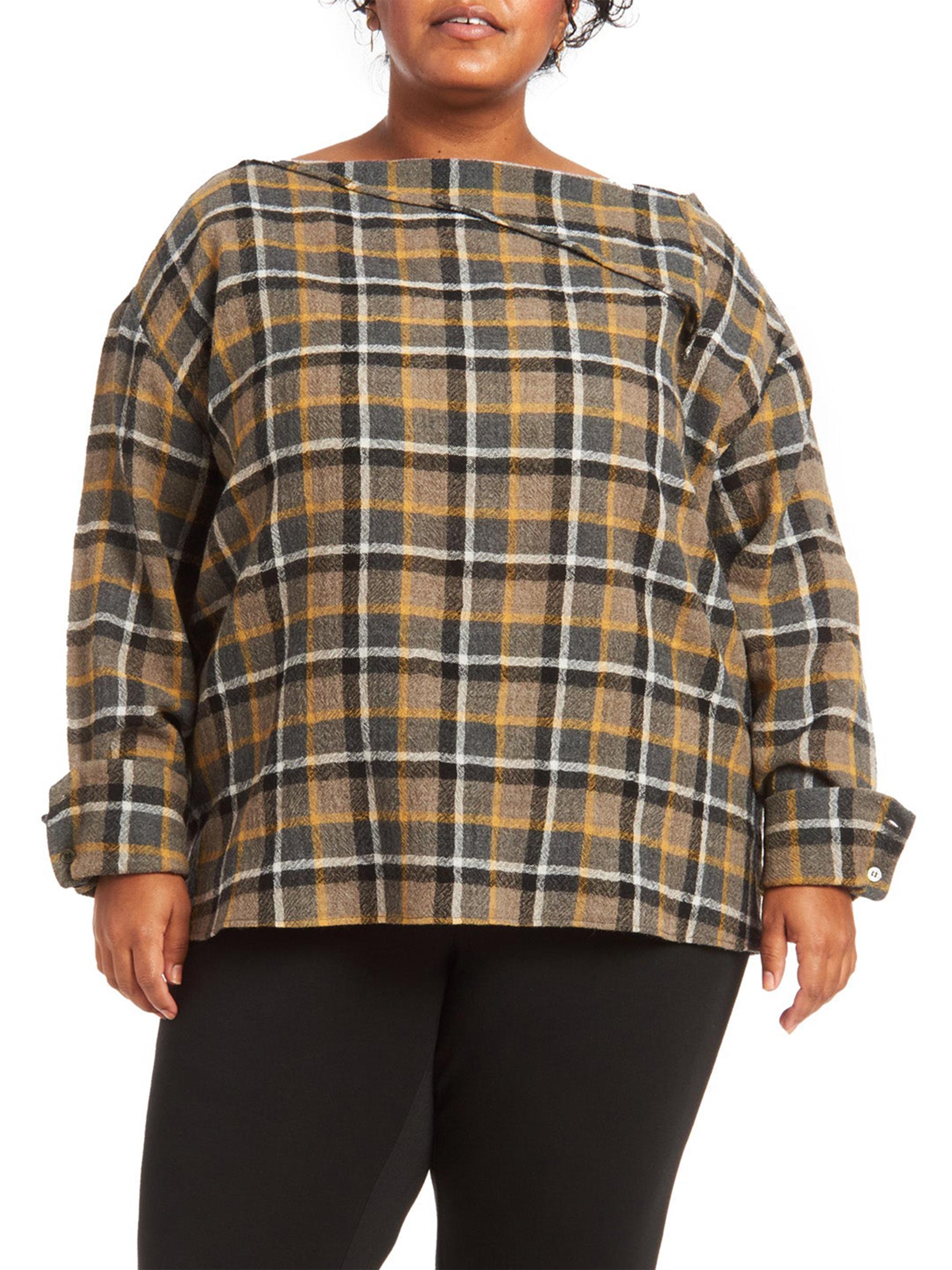 Pari Passu Women's Lillian Button Shoulder Top - Yellow Multi