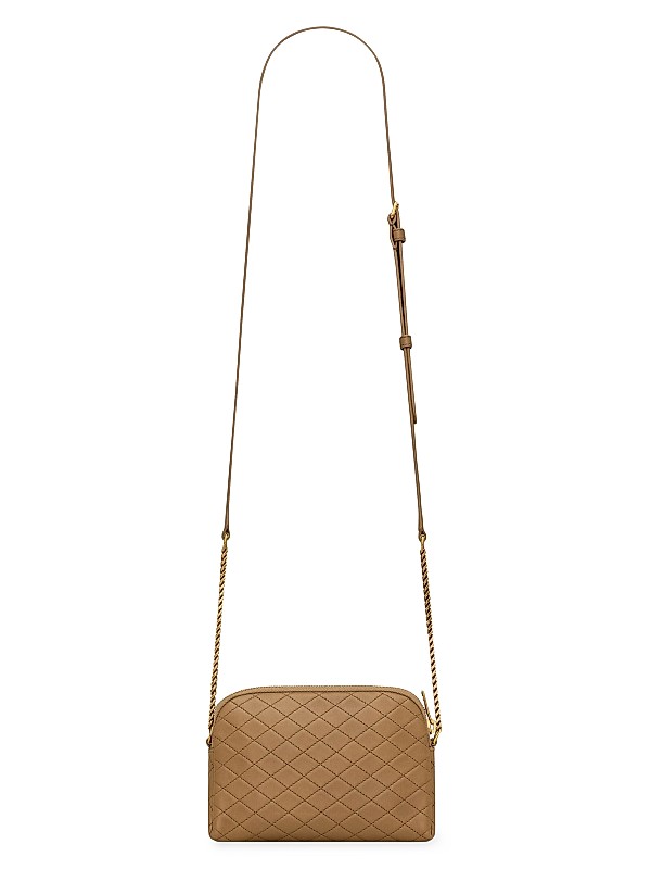 Shop Saint Laurent Gaby Zipped Pouch in Quilted Lambskin Shop Saint Laurent Gaby Zipped Pouch in Quilted Lambskin
