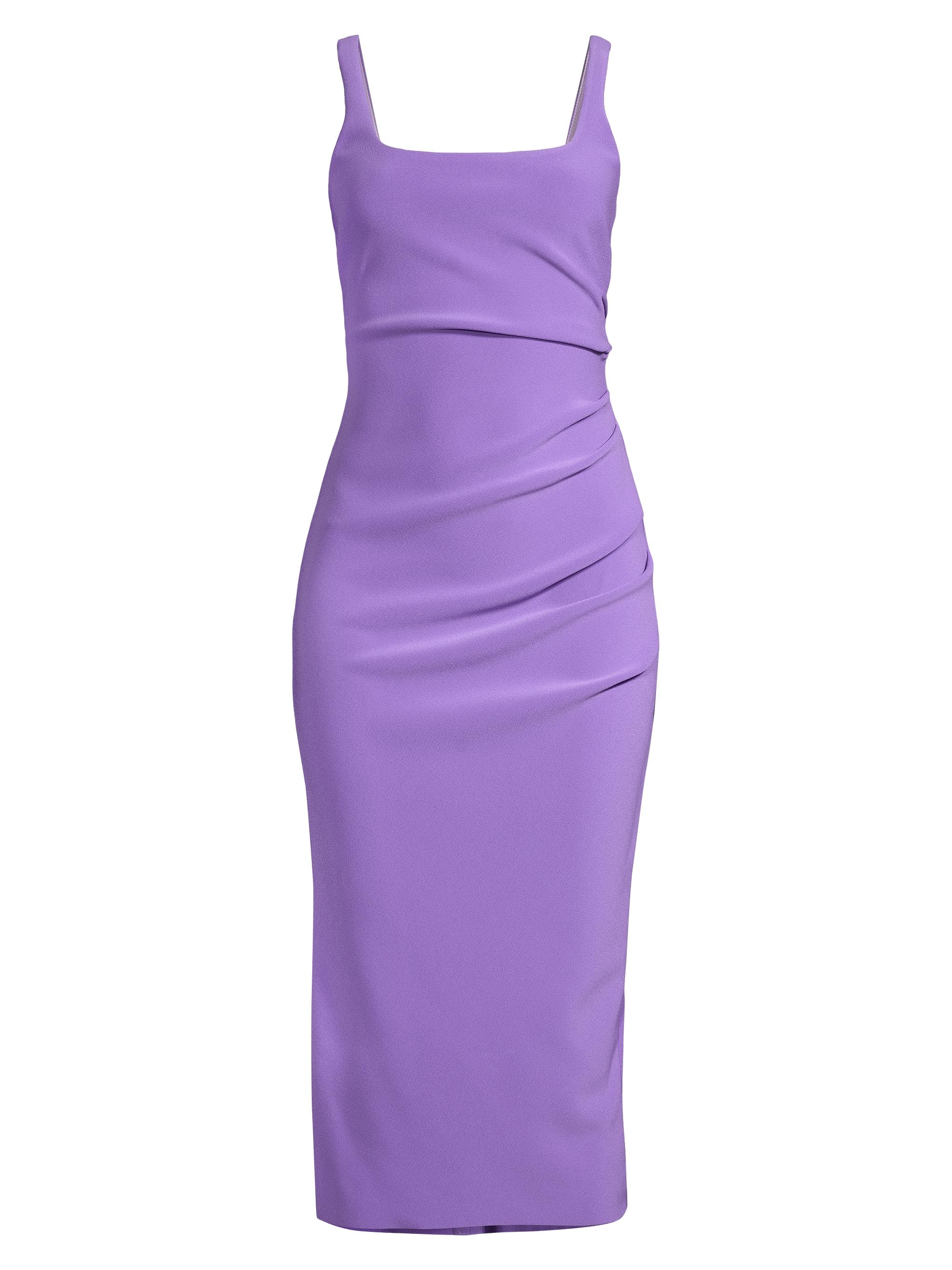 white christmas dresses BEC + BRIDGE DELPHINE ASYM MIDI DRESS - CORNFLOWER main image 0