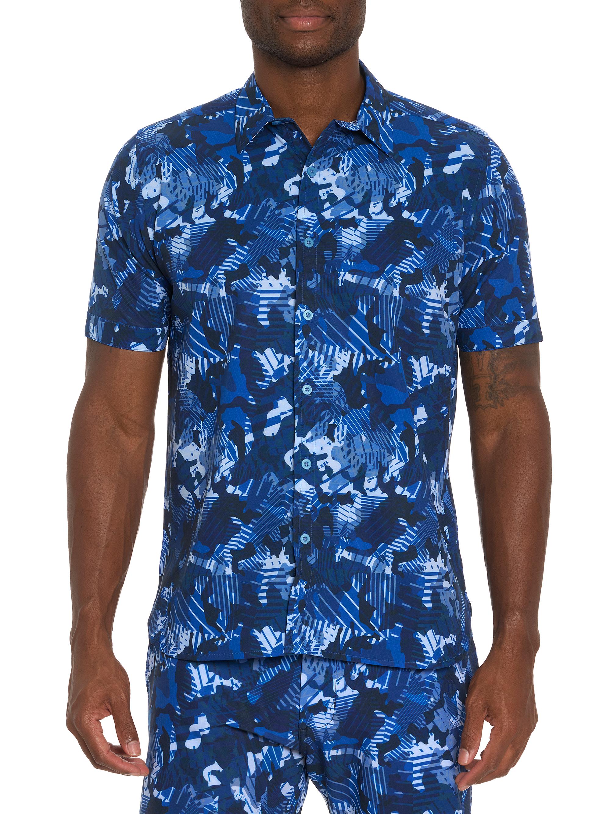 Robert Graham Men's Blues Club Button-Front Shirt - Blue