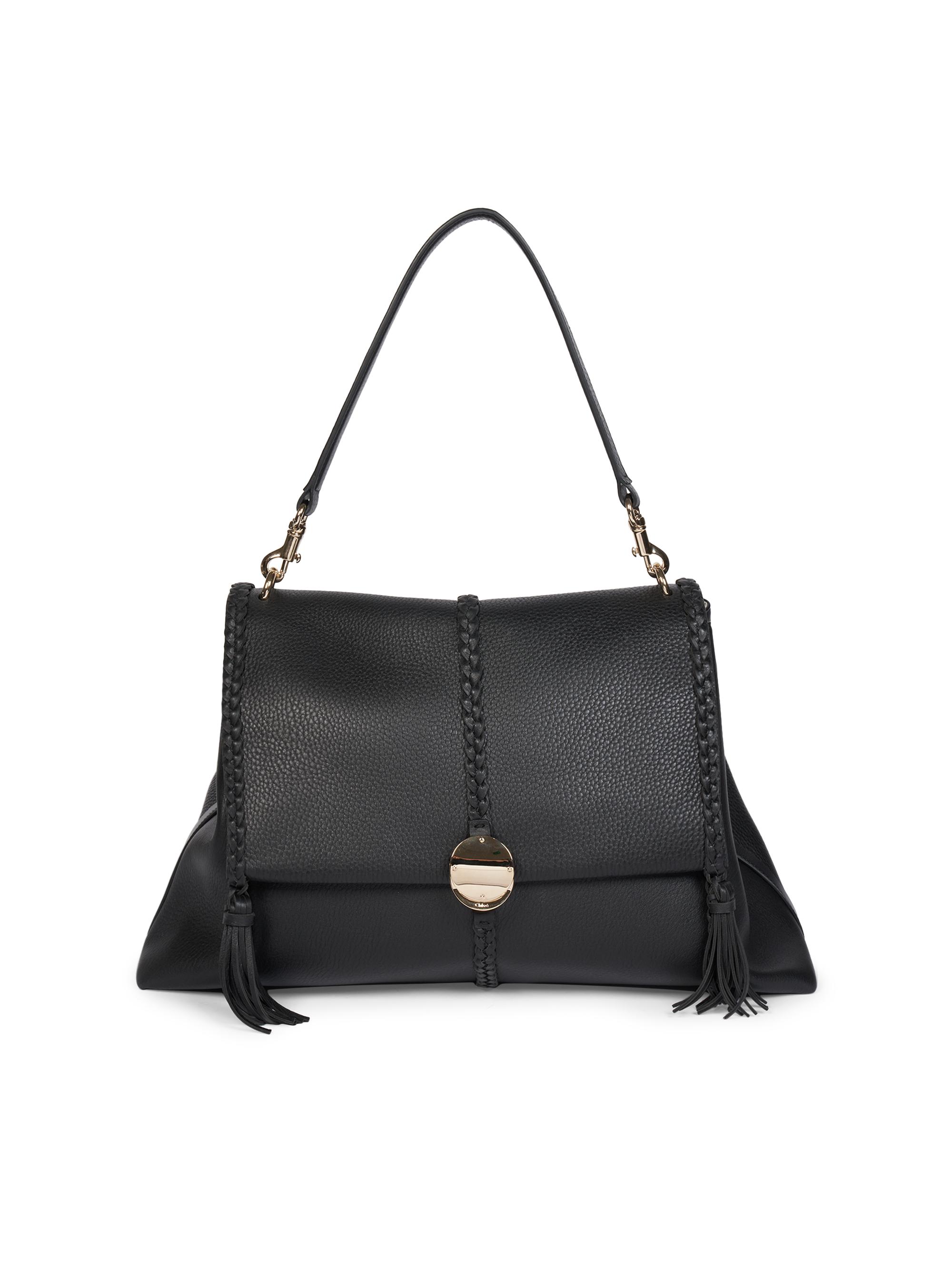Chloé Women's Penelope Leather Shoulder Bag - Black