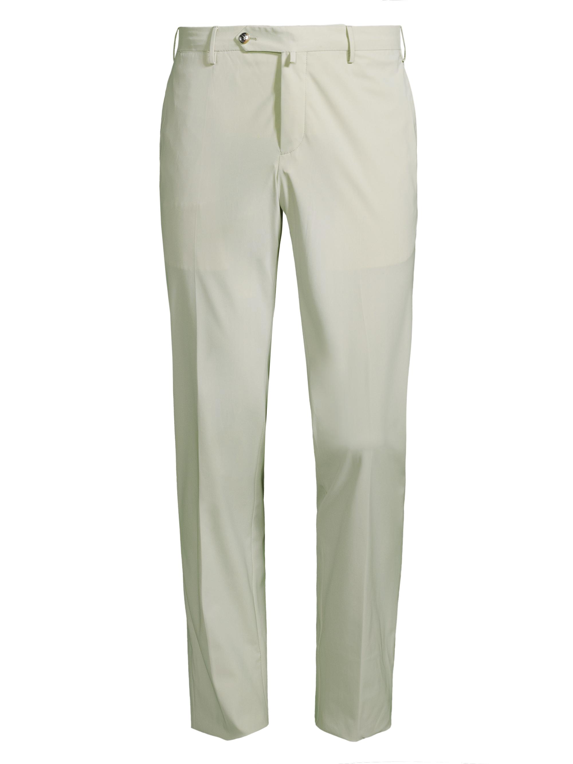 PT Torino Men's Kinetic Techno Stretch Trousers - Off White