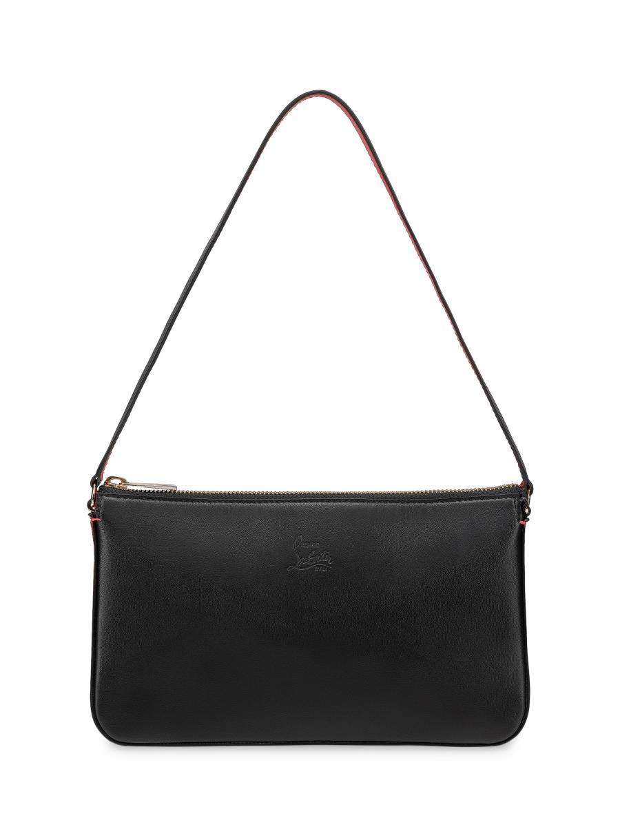 Christian Louboutin Women's Loubila Nappa Leather Shoulder Bag In Black