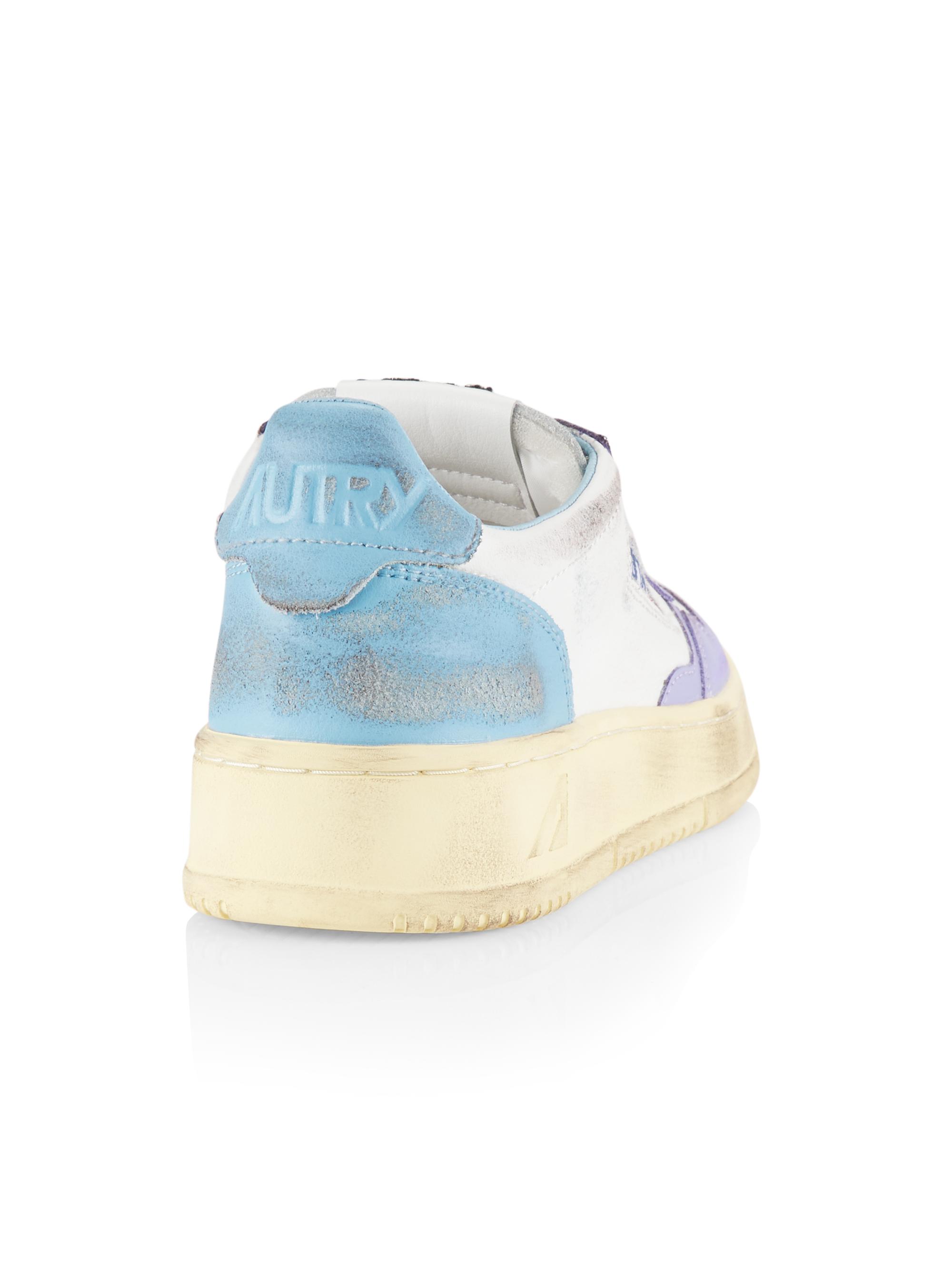 Oversole Retro Leather Lowtop Sneakers main image 1