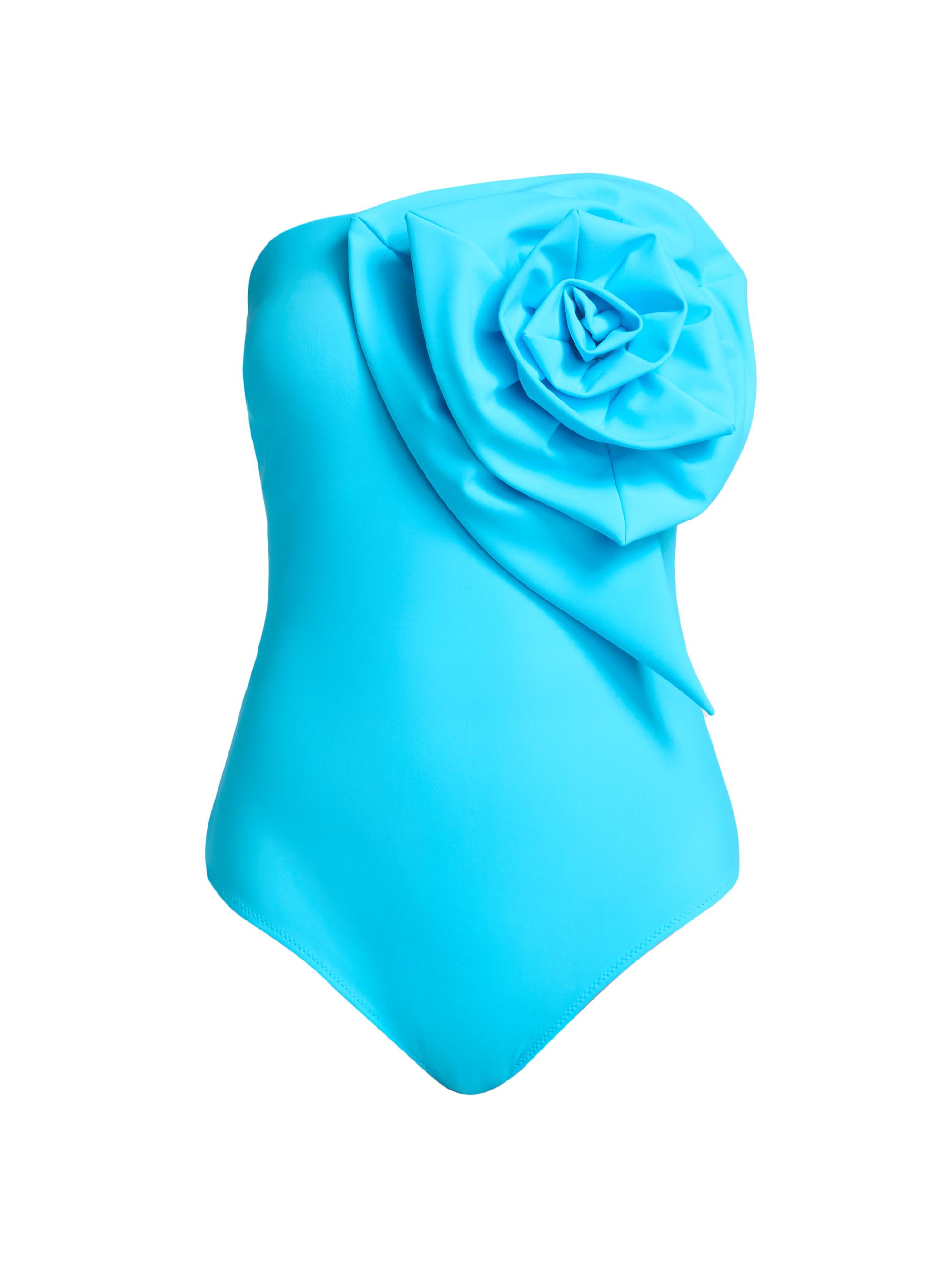 Chiara Boni La Petite Robe Women's Cotefta Strapless One-Piece Swimsuit - Cielo