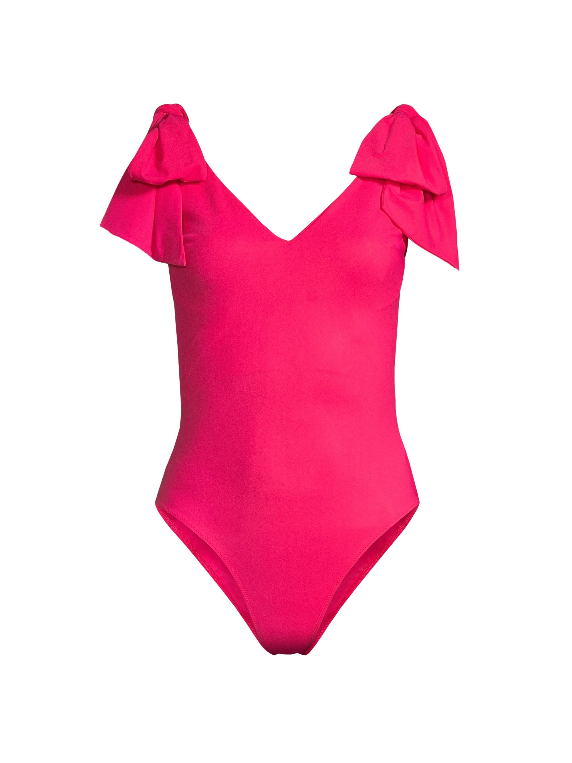 Chiara Boni La Petite Robe Women's Lidia Tie-Strap One-Piece Swimsuit - Fuchsia