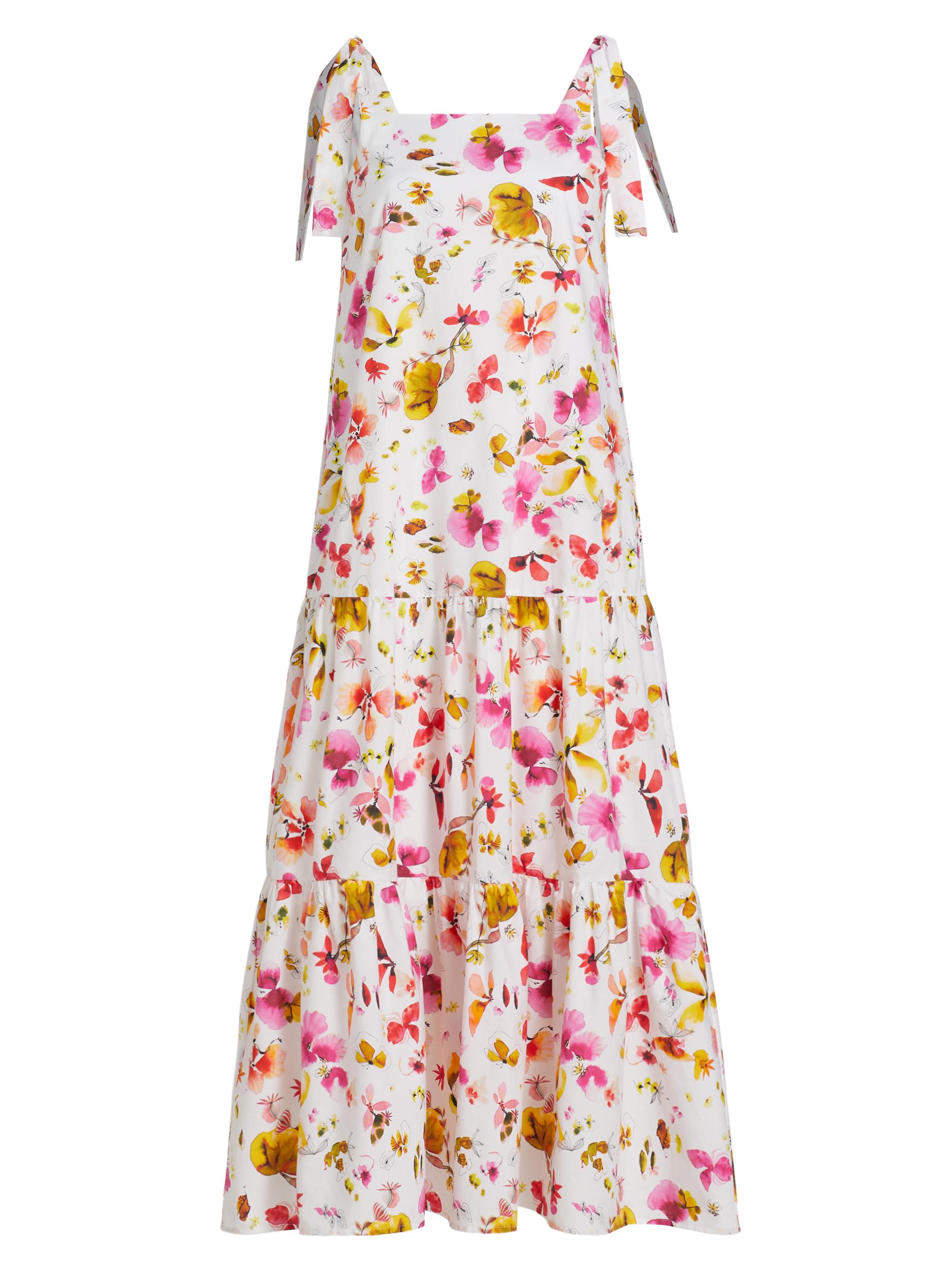 Merlette Women's Zuma Cotton Tank Dress - Pink Floral Print