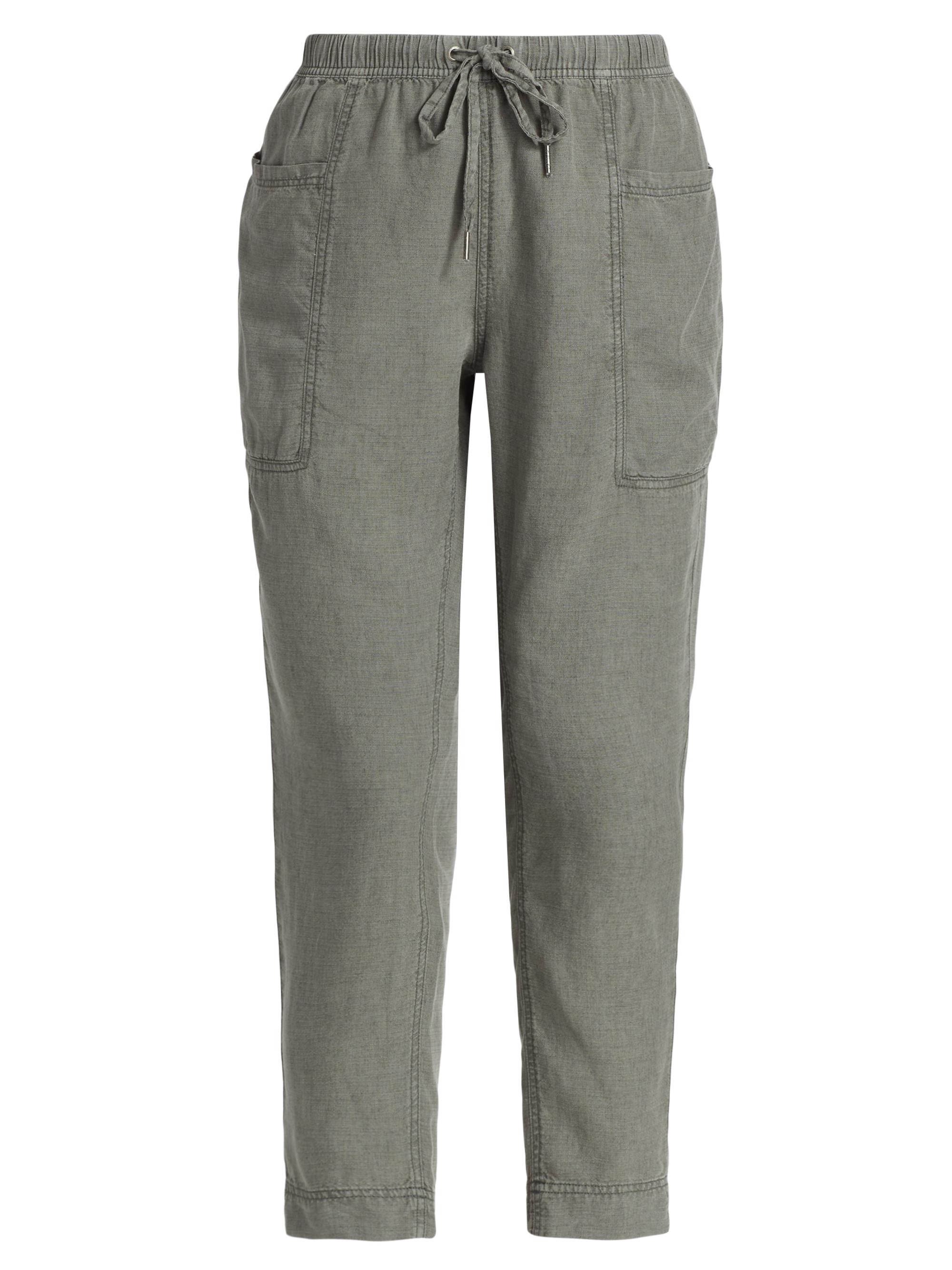 Splendid Women's Gia Drawstring Straight-Leg Crop Pants - Soft Vob