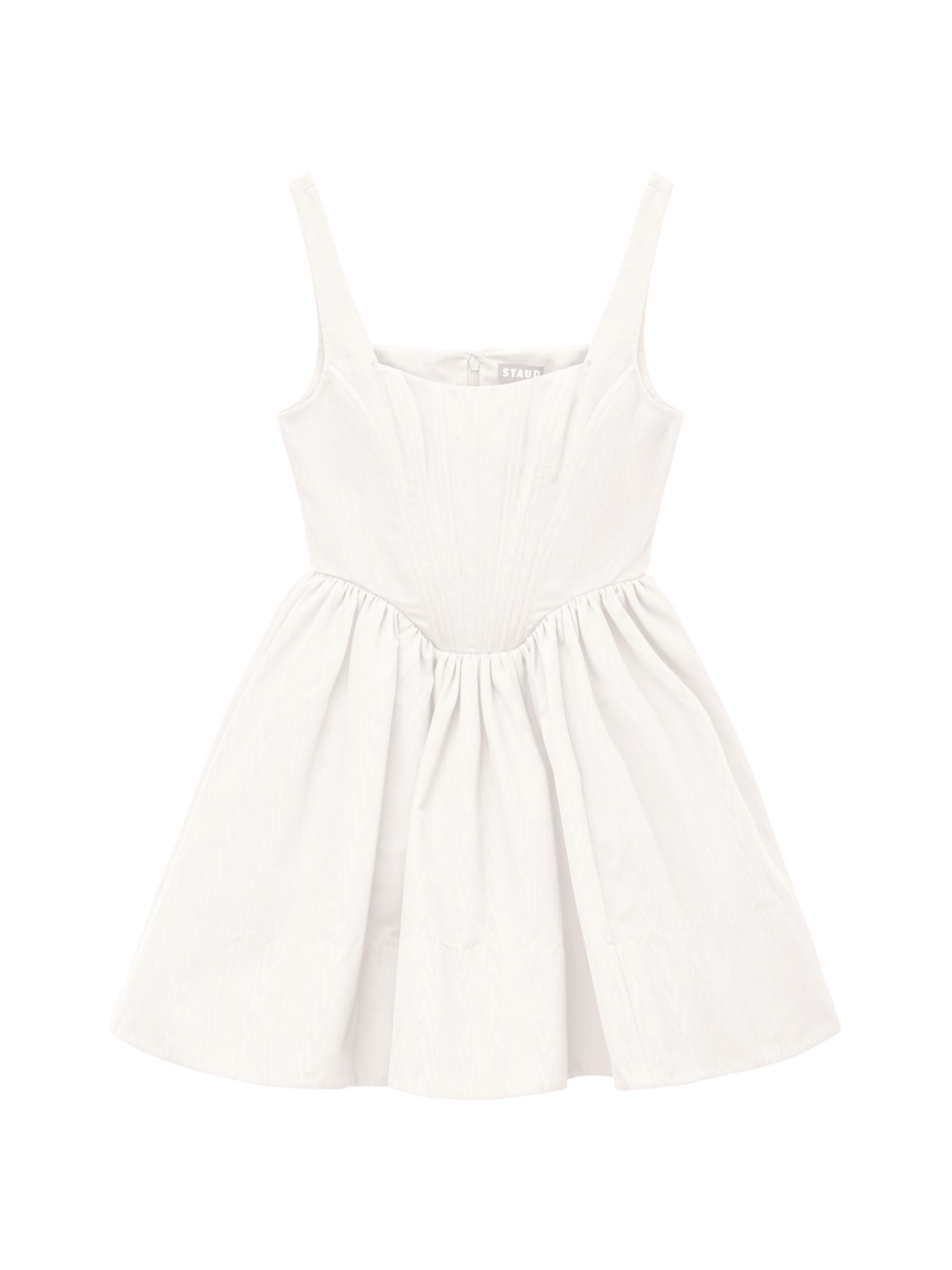 Staud Women's Landscape Corset Minidress - White