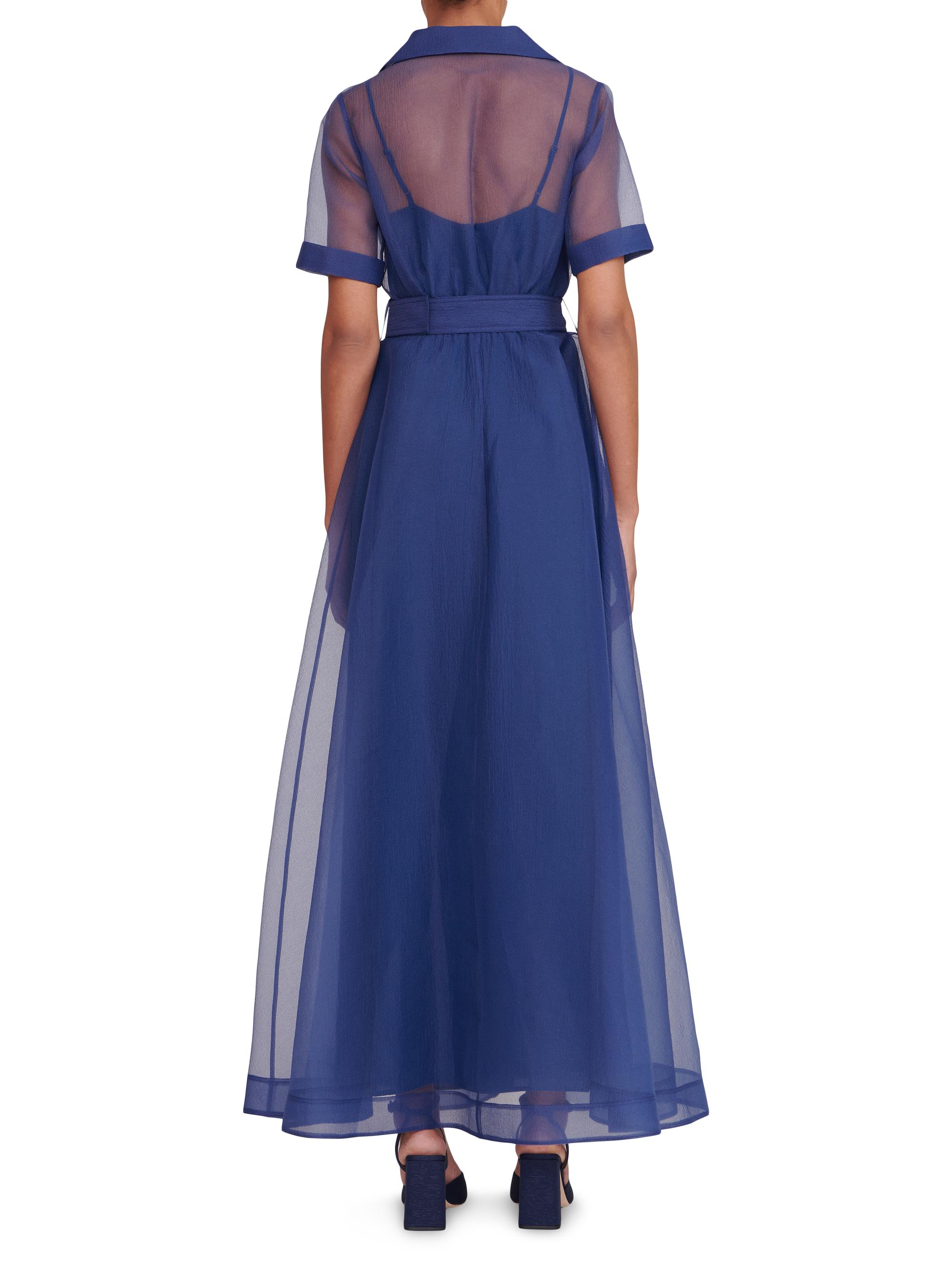 Staud Millie Organza Maxi Shirtdress | Saks Fifth Avenue
