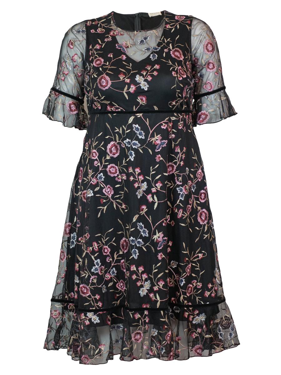 Robe Chemise Fifth Avenue Brodée - Taille M (Small/Medium) - Bleu - Neuf Avec étiquettes