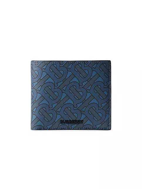 Burberry International Bifold Wallet Monogram Leather (8 Card Slot