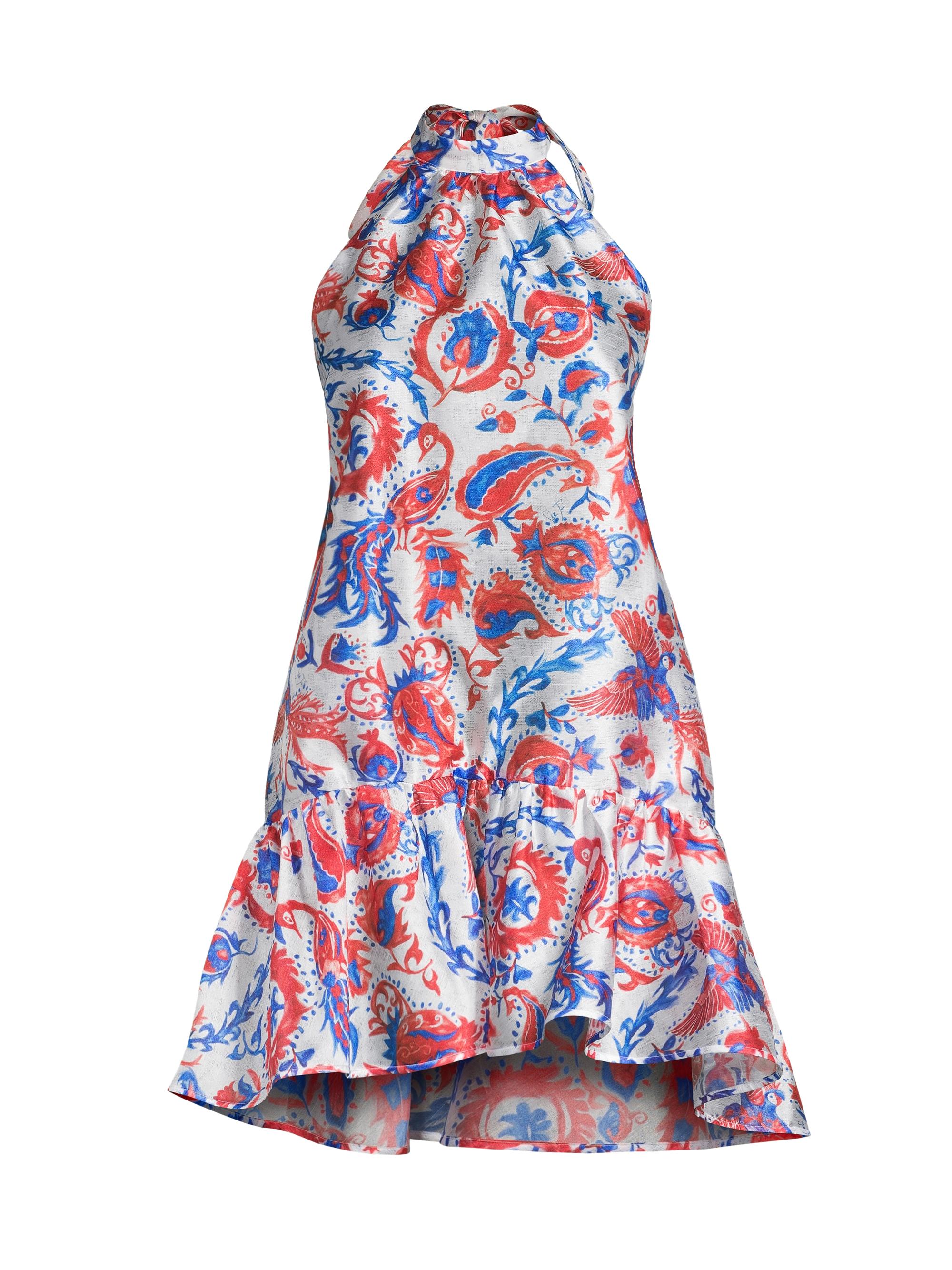 Stella Jean Women's Paisley-Printed Halter Minidress