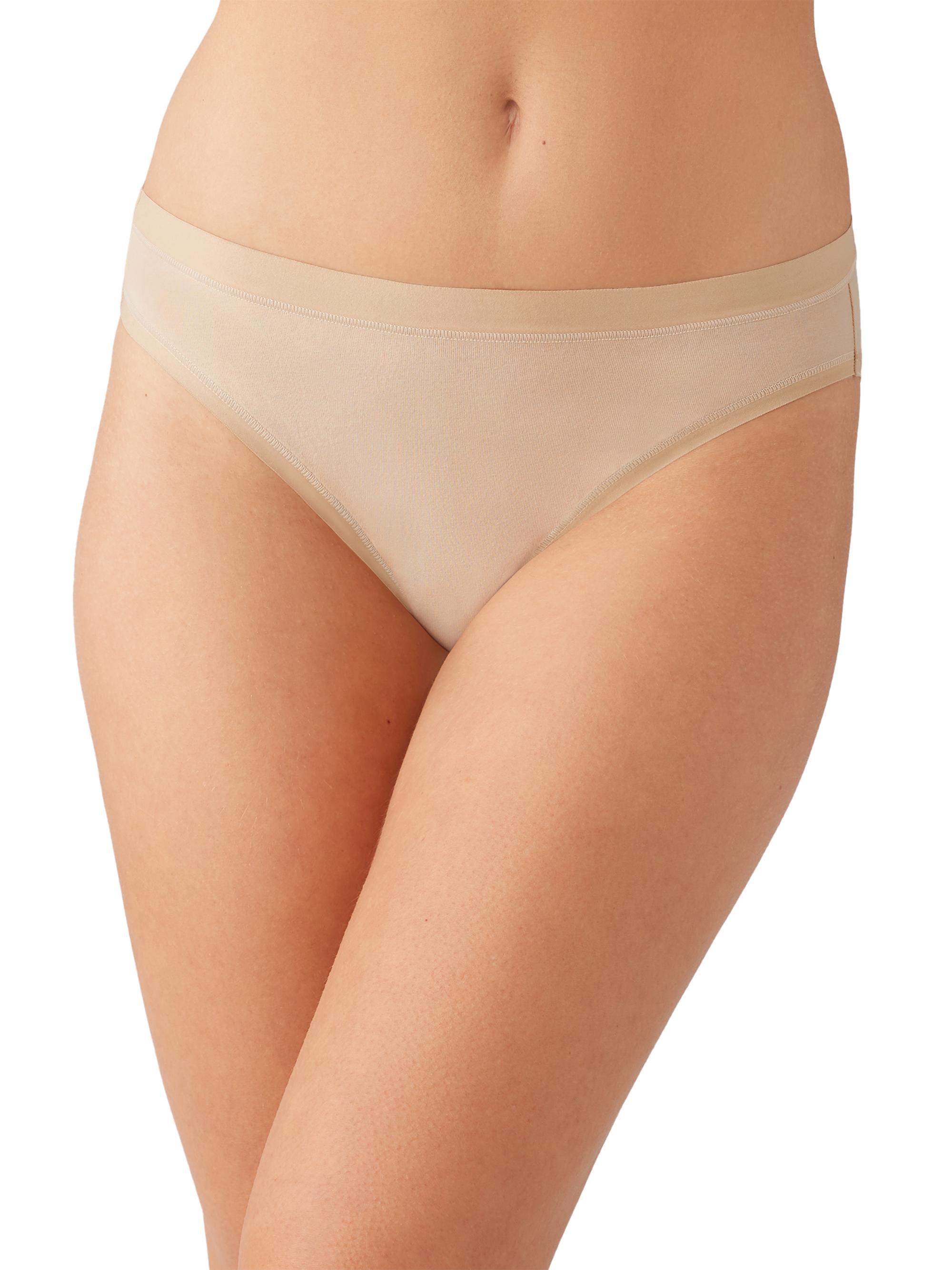 Wacoal Women's Understated Cotton Bikini Briefs - Sand