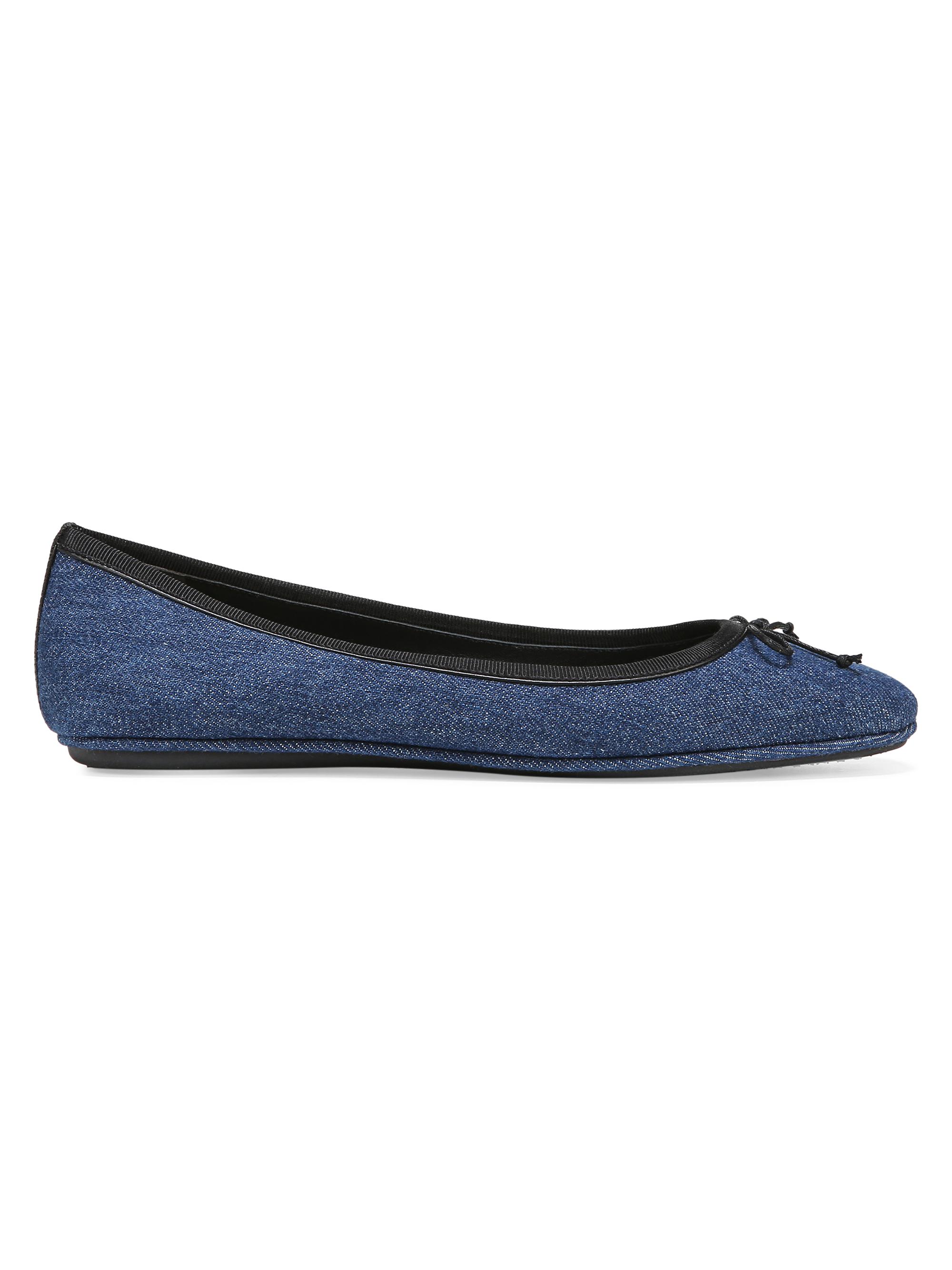 Veronica Beard Women's Beatrix Denim Ballet Flats - Mountain Blue