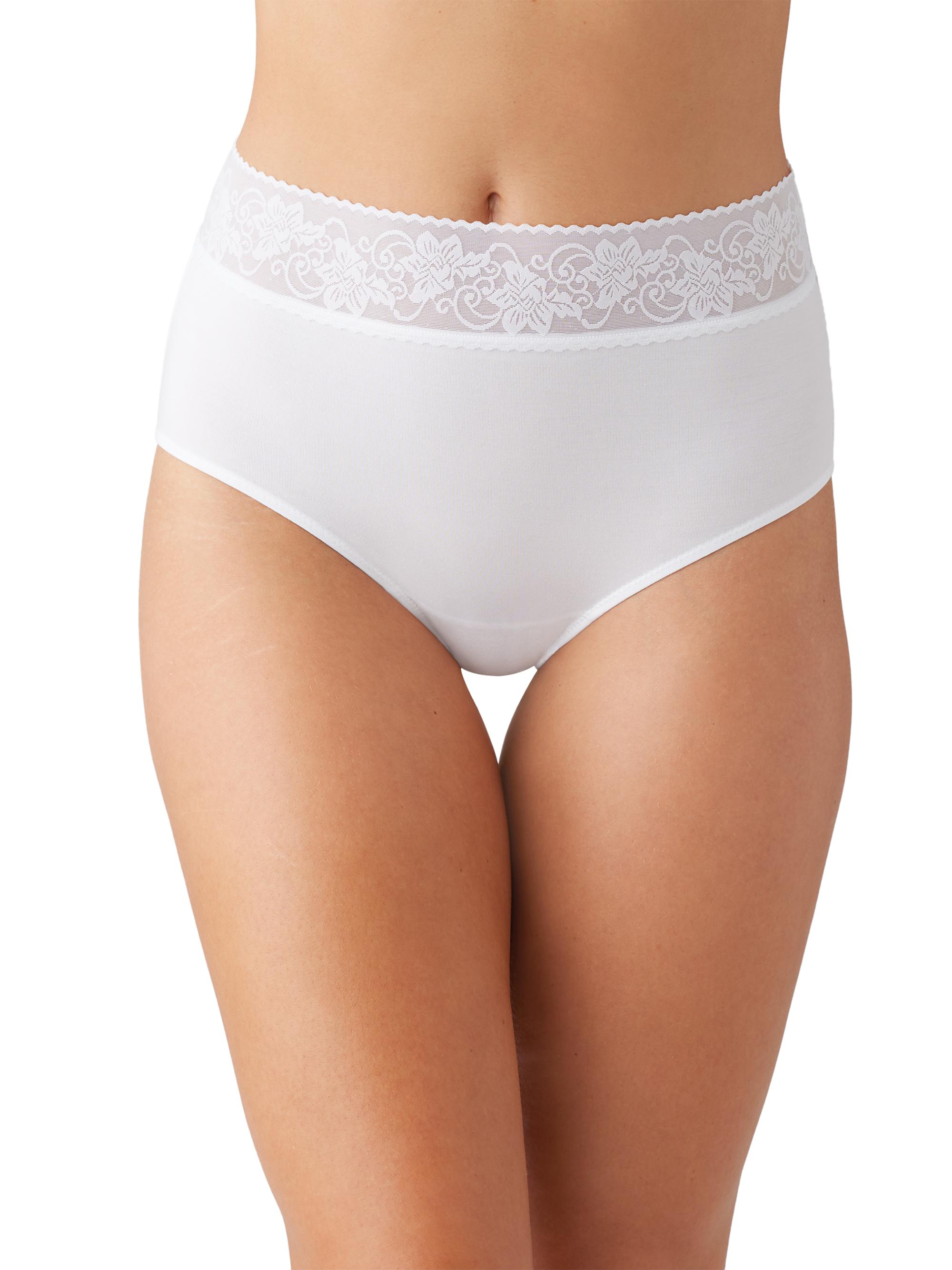 Wacoal Women's Comfort Touch Briefs - White
