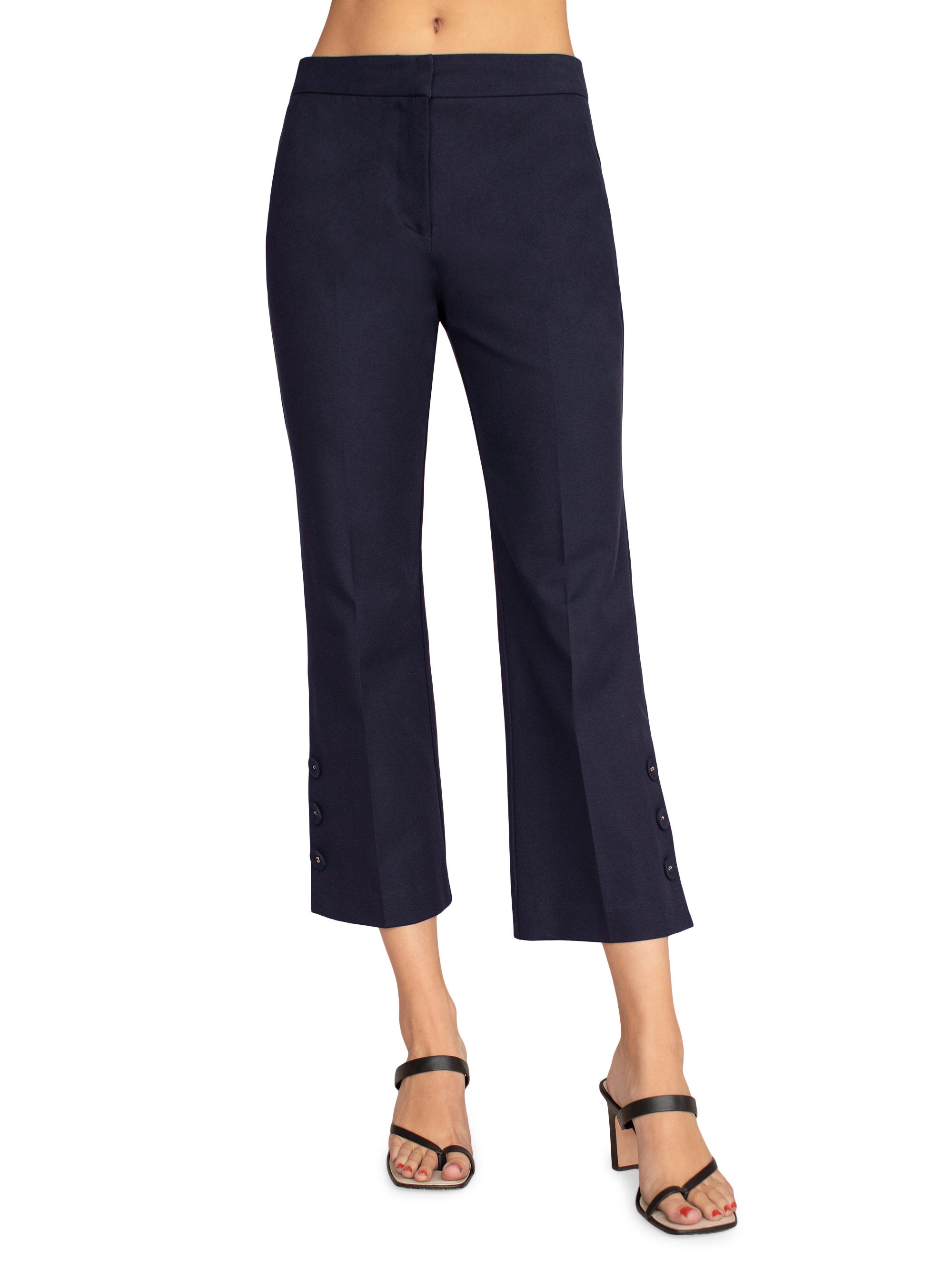 Trina Turk Women's Ore Cropped Boot-Cut Pants - Indigo | Thumbnail 6