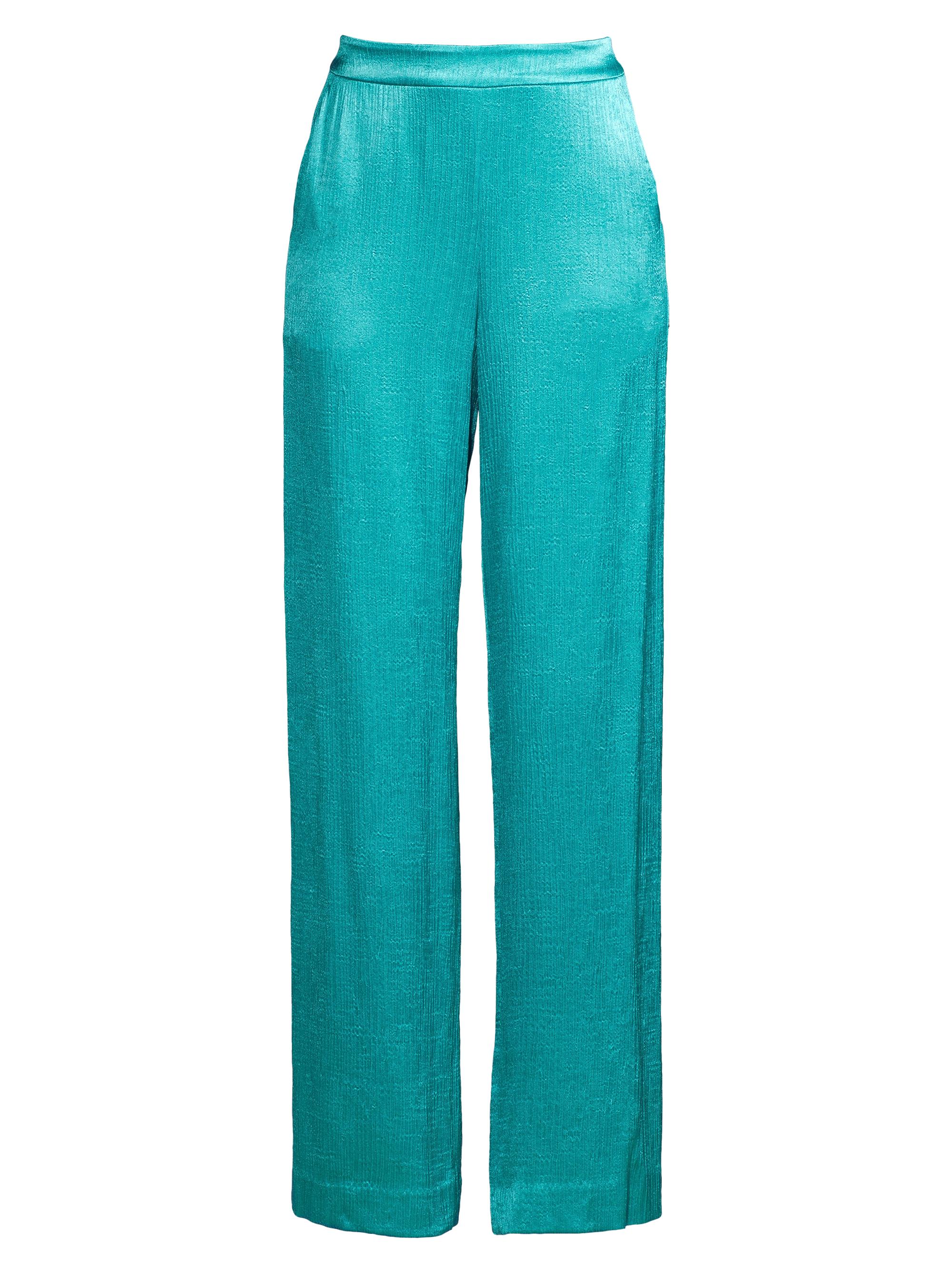 Ungaro Women's Sara Crinkle Pull-On Pants - Azure