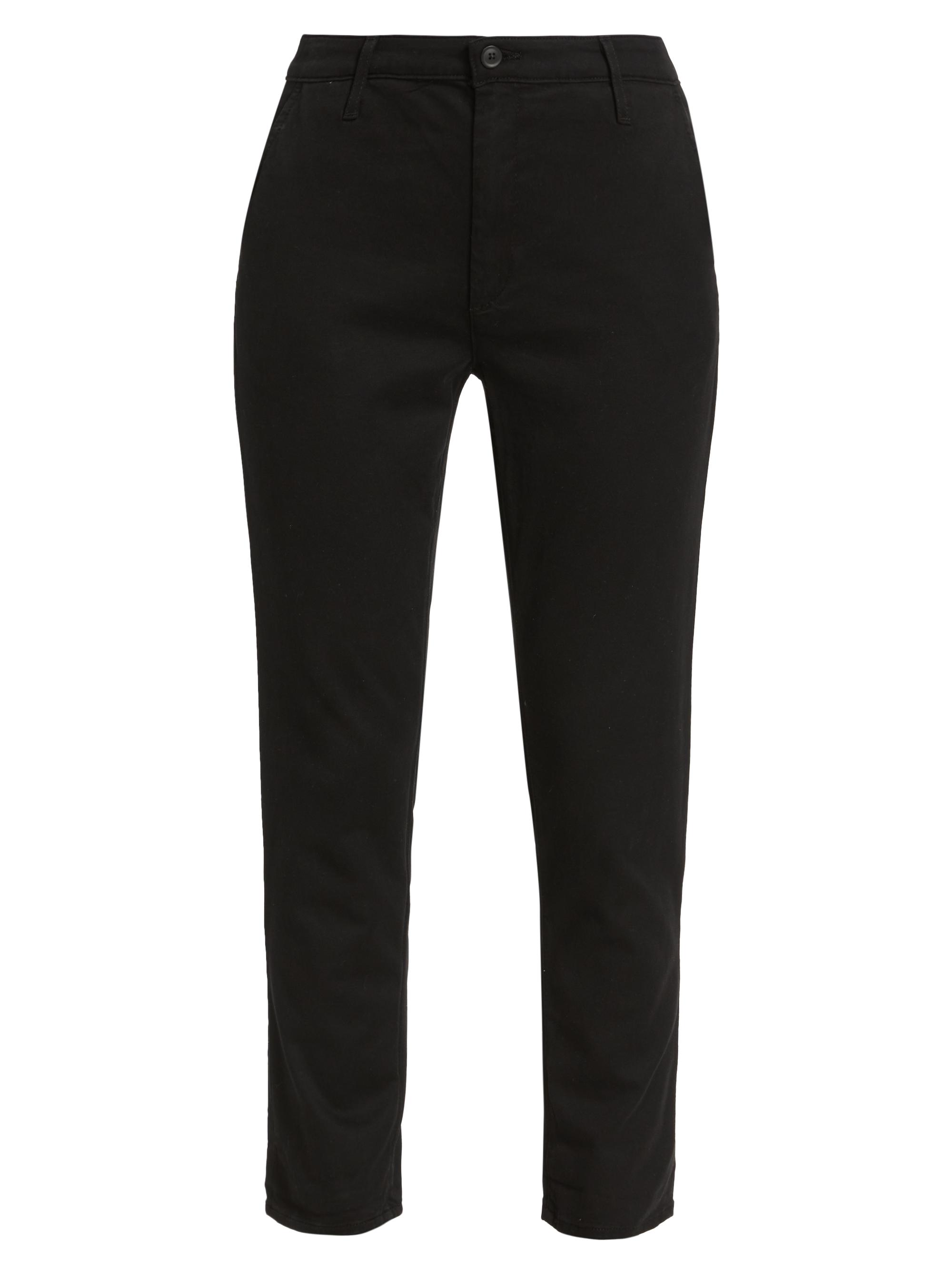 AG Jeans Women's Caden Straight-Leg Trousers - Super Black